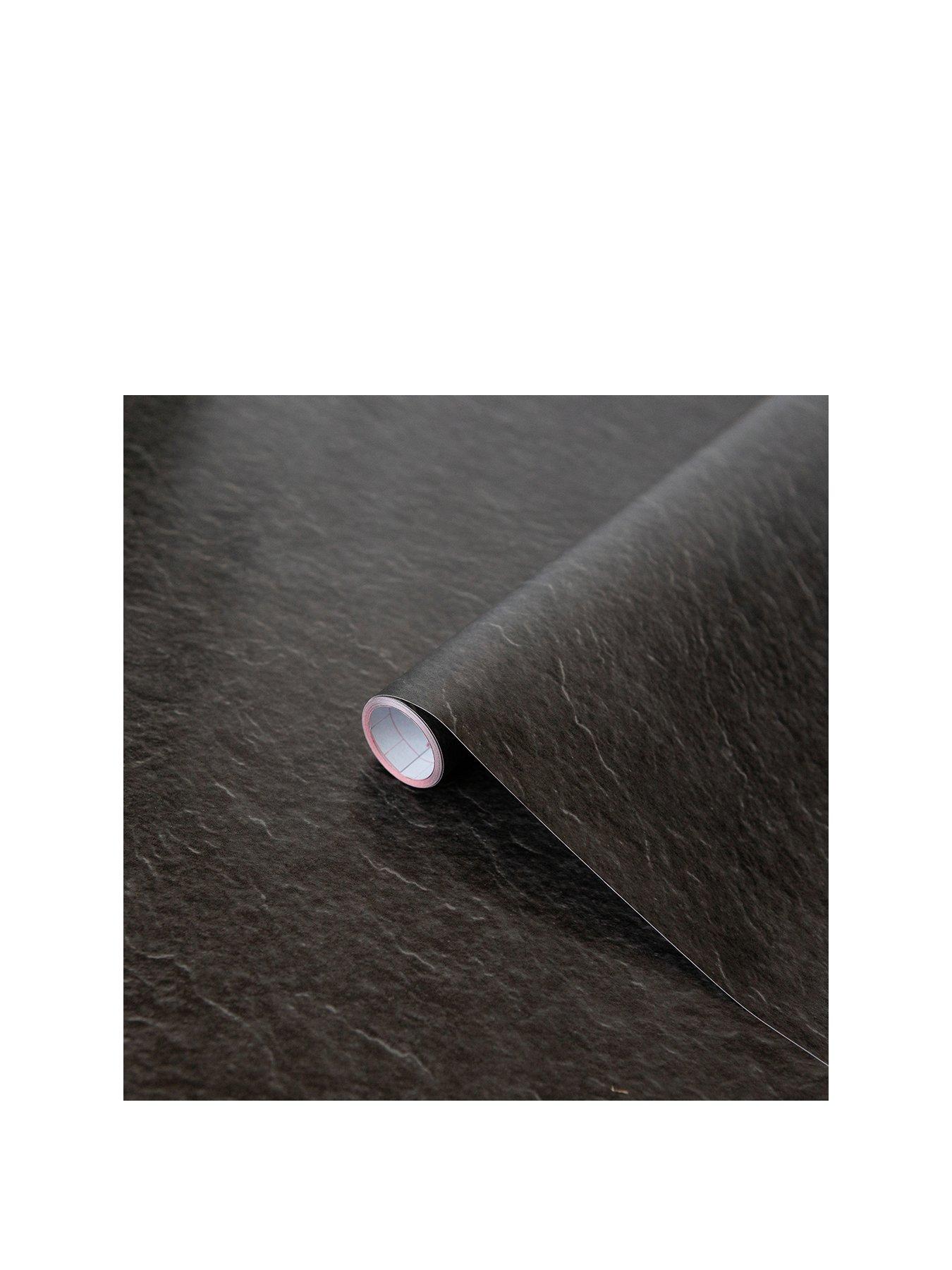 D-C-Fix Black Slate Matt Self Adhesive Vinyl Wrap Film - 67.5 cm x 5 m ...