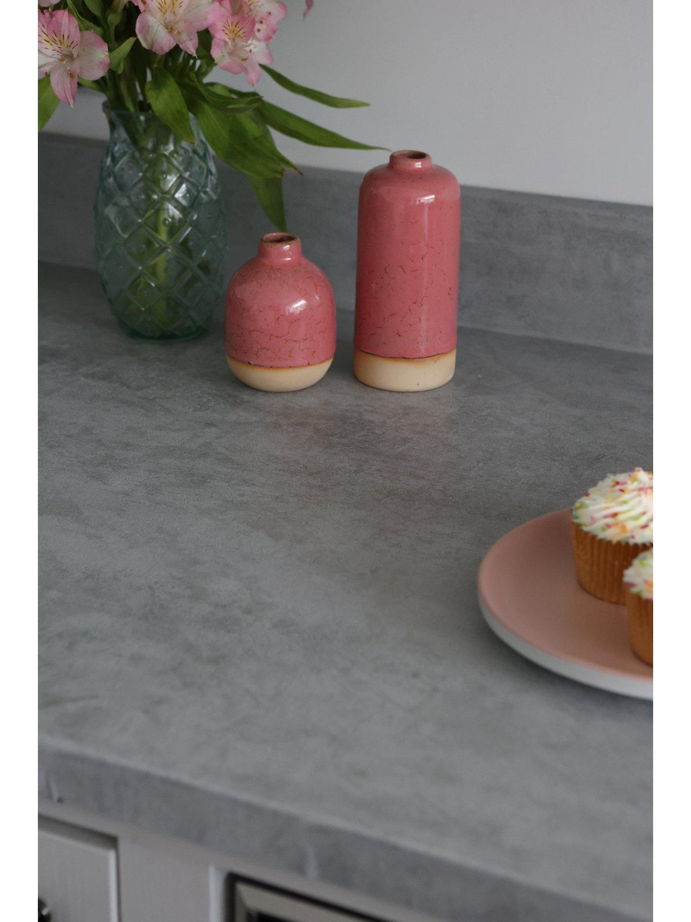 Image 2 of 5 of D-C-Fix Concrete Grey Self-Adhesive Vinyl Wrap Film (five rolls)