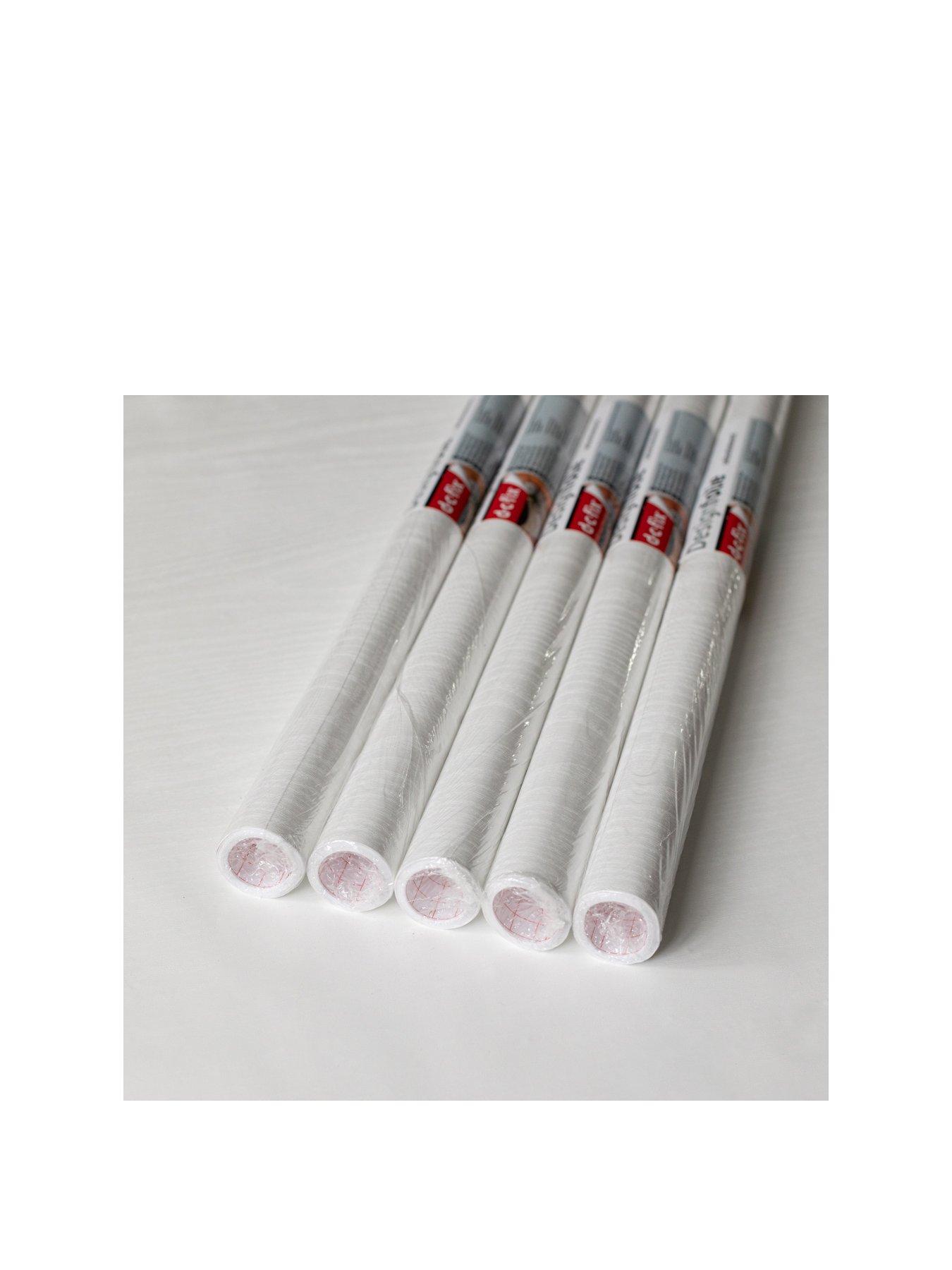 undefined Whitewood Self-Adhesive Wood Vinyl Wrap Film – contains five 67.5 cm x 2 m rolls