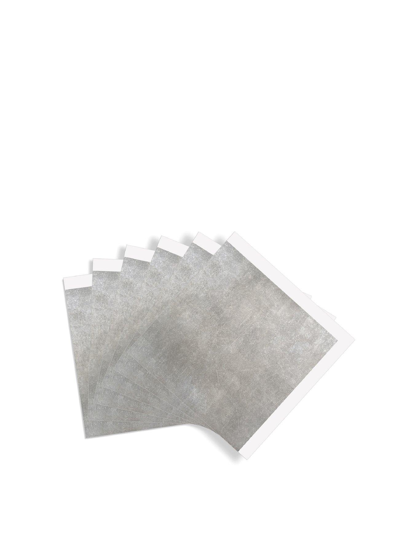 undefined Solid Concrete Effect Self-Adhesive Vinyl Floor Tiles – contains six 30.48 x 30.48 cm tiles (0.5 sqm)