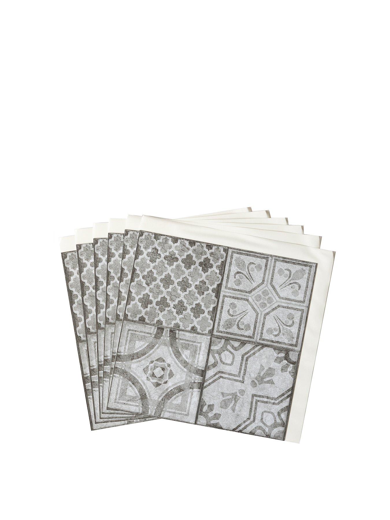 D-C-Fix Moroccan Style dc fix Self Adhesive Vinyl Wall Tiles -30.5cm x 30.5cm (pack 6 tiles = 0.56sqm)