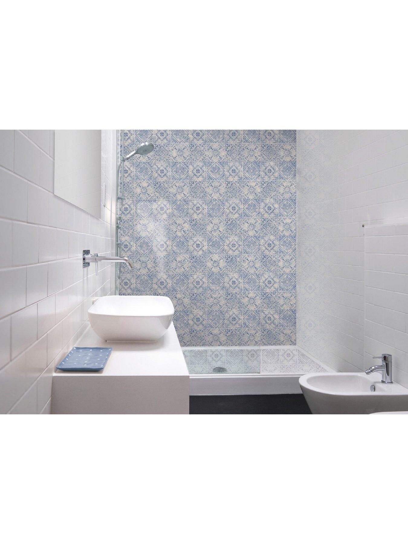 D-C-Fix Vintage dc fix Self Adhesive Vinyl Wall Tiles - 30.5cm x 30.5cm ...