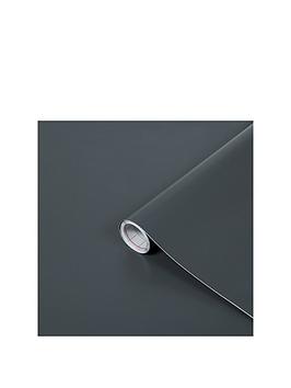 Product photograph of D-c-fix Matt Anthracite Self Adhesive Vinyl Wrap Film - 67 5cm X 15m from very.co.uk