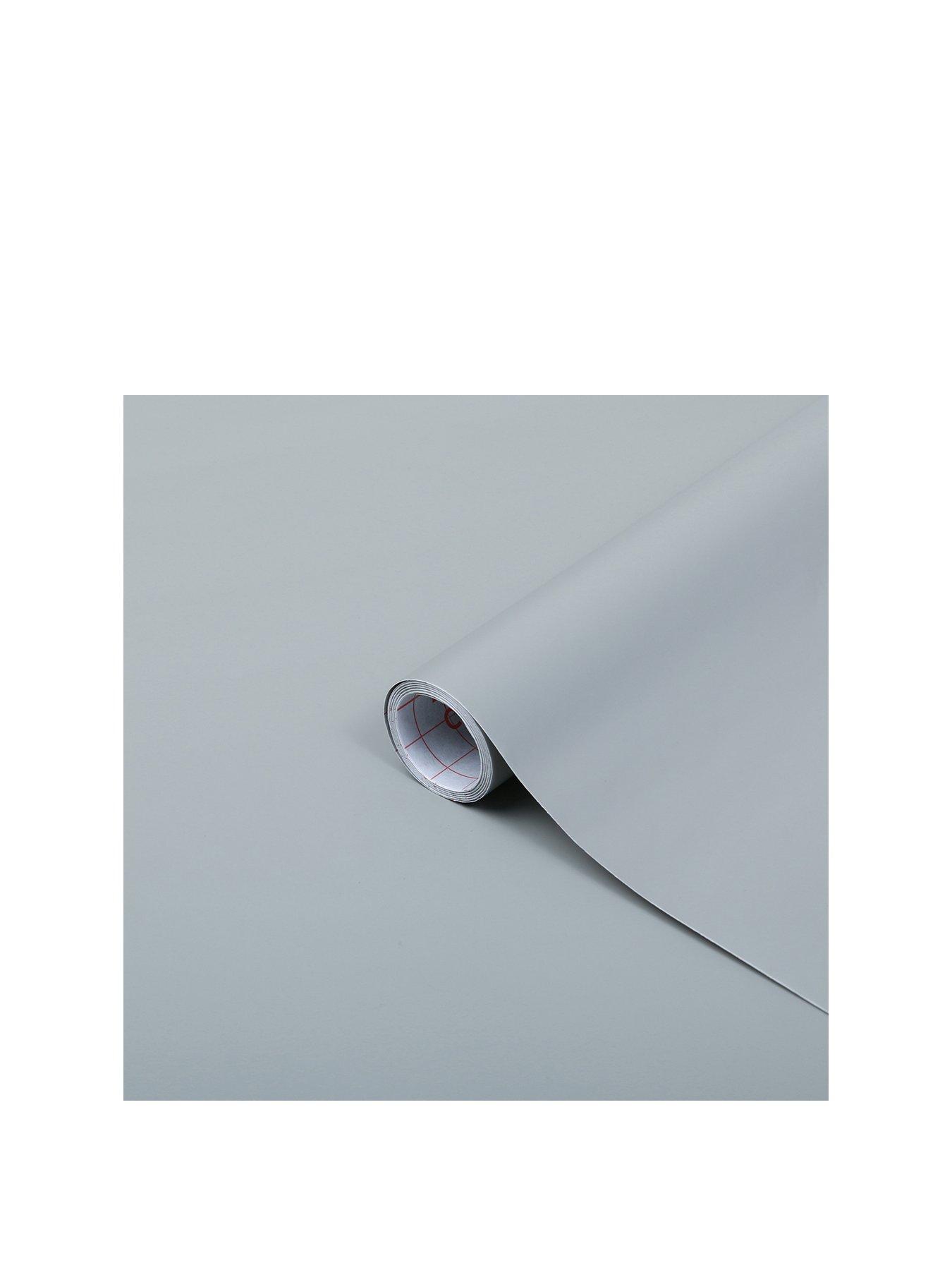 DCFix Matt Grey dc fix Self Adhesive Vinyl Wrap Film 67.5cm x 15m