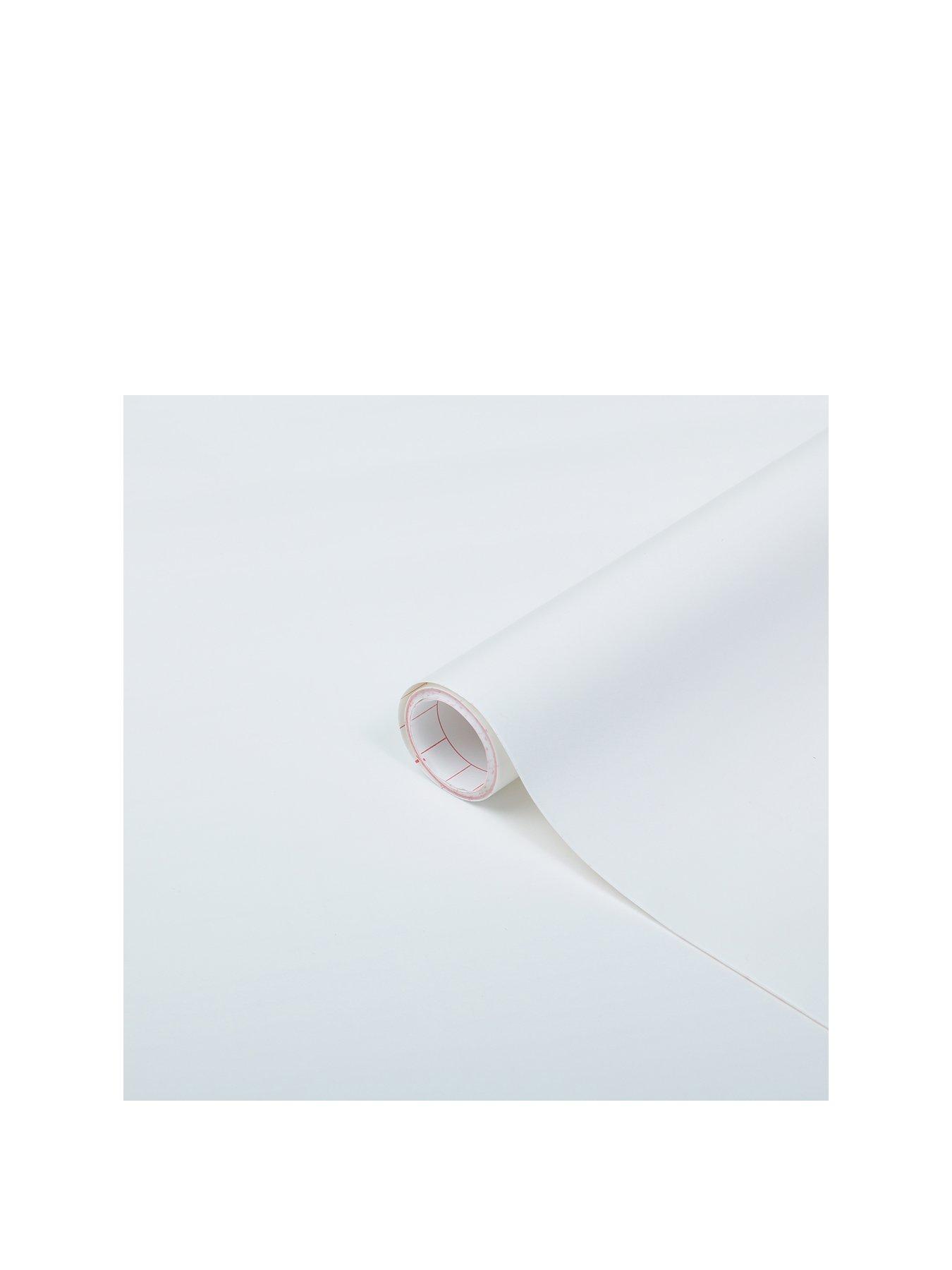 undefined Matt White Self-Adhesive Vinyl Wrap Film – 67.5 cm x 15 m