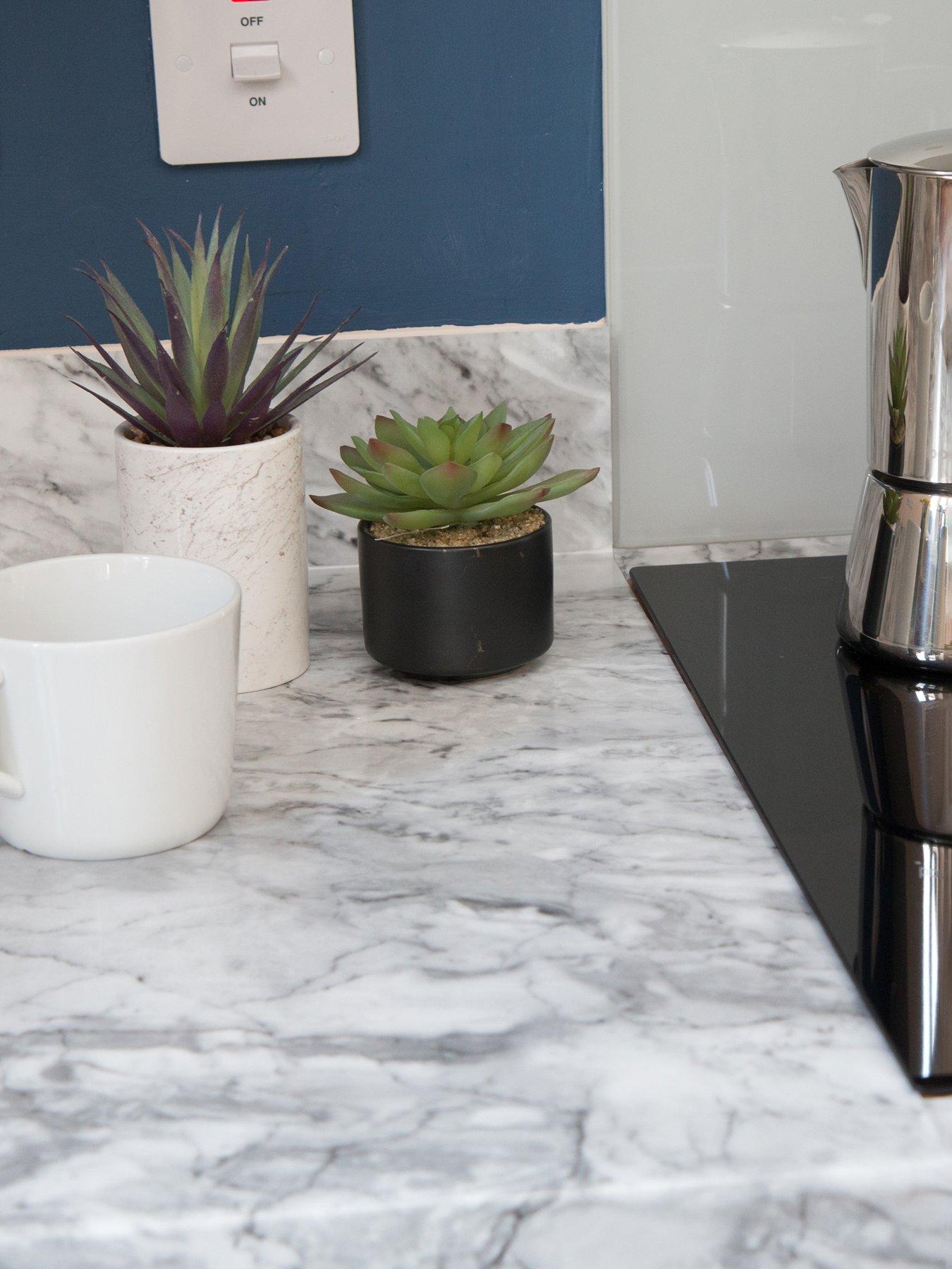 Product photograph of D-c-fix Marble Romeo Grey Self Adhesive Vinyl Wrap Film - 67 5cm X 2m 5 Rolls from very.co.uk