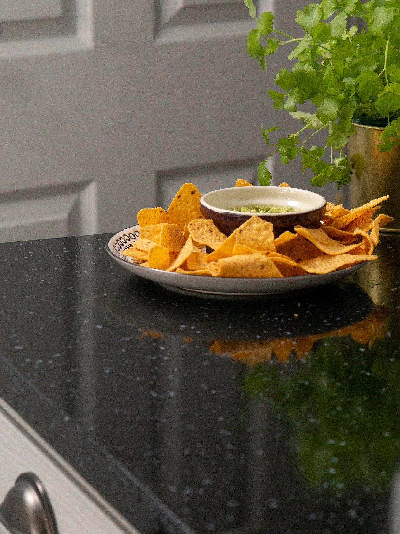 undefined Black Granite Quartz Self-Adhesive Vinyl Wrap Film –67.5 cm x 5 m