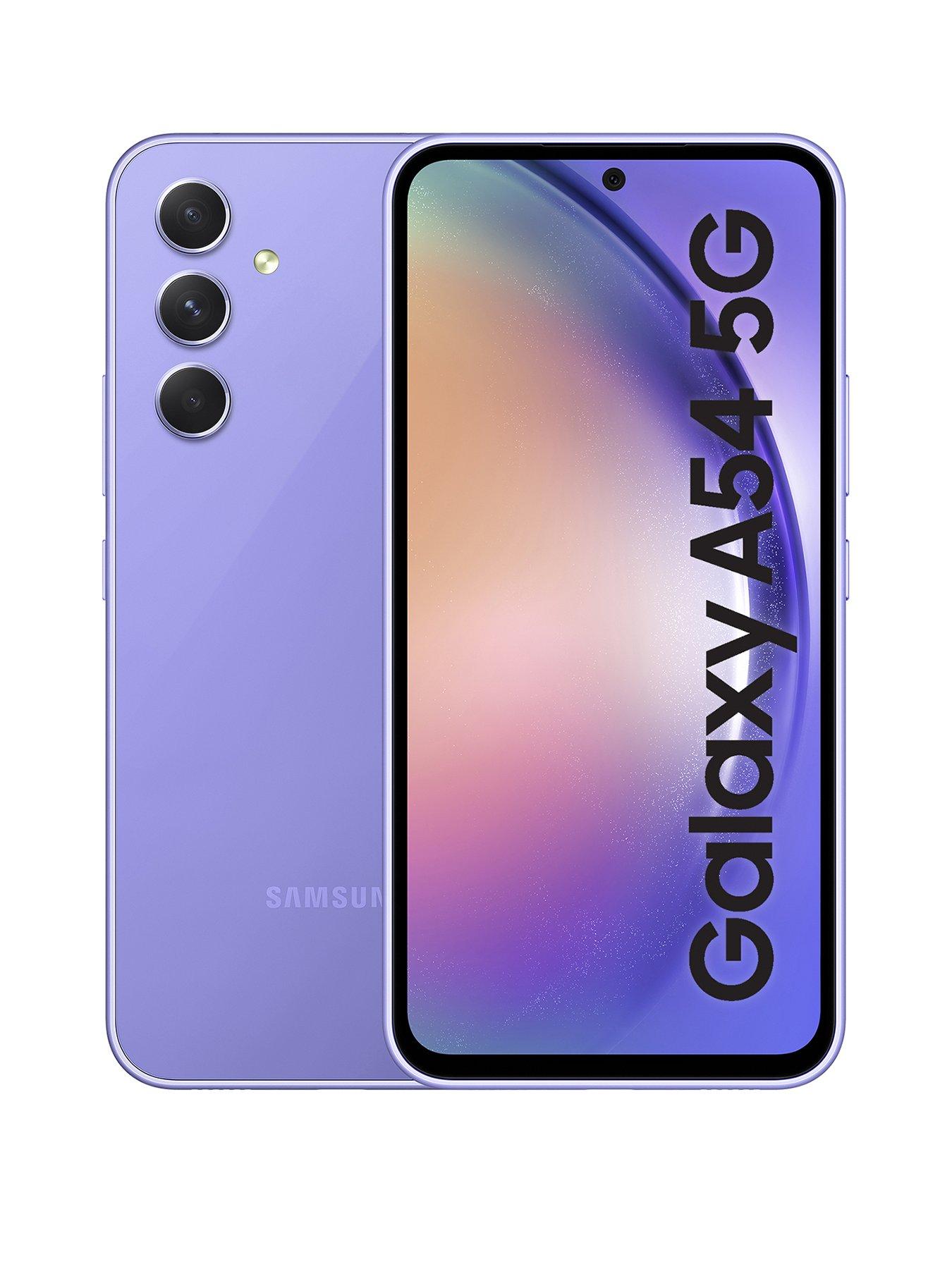 Samsung Galaxy A54 5G 128GB - Awesome Violet | very.co.uk