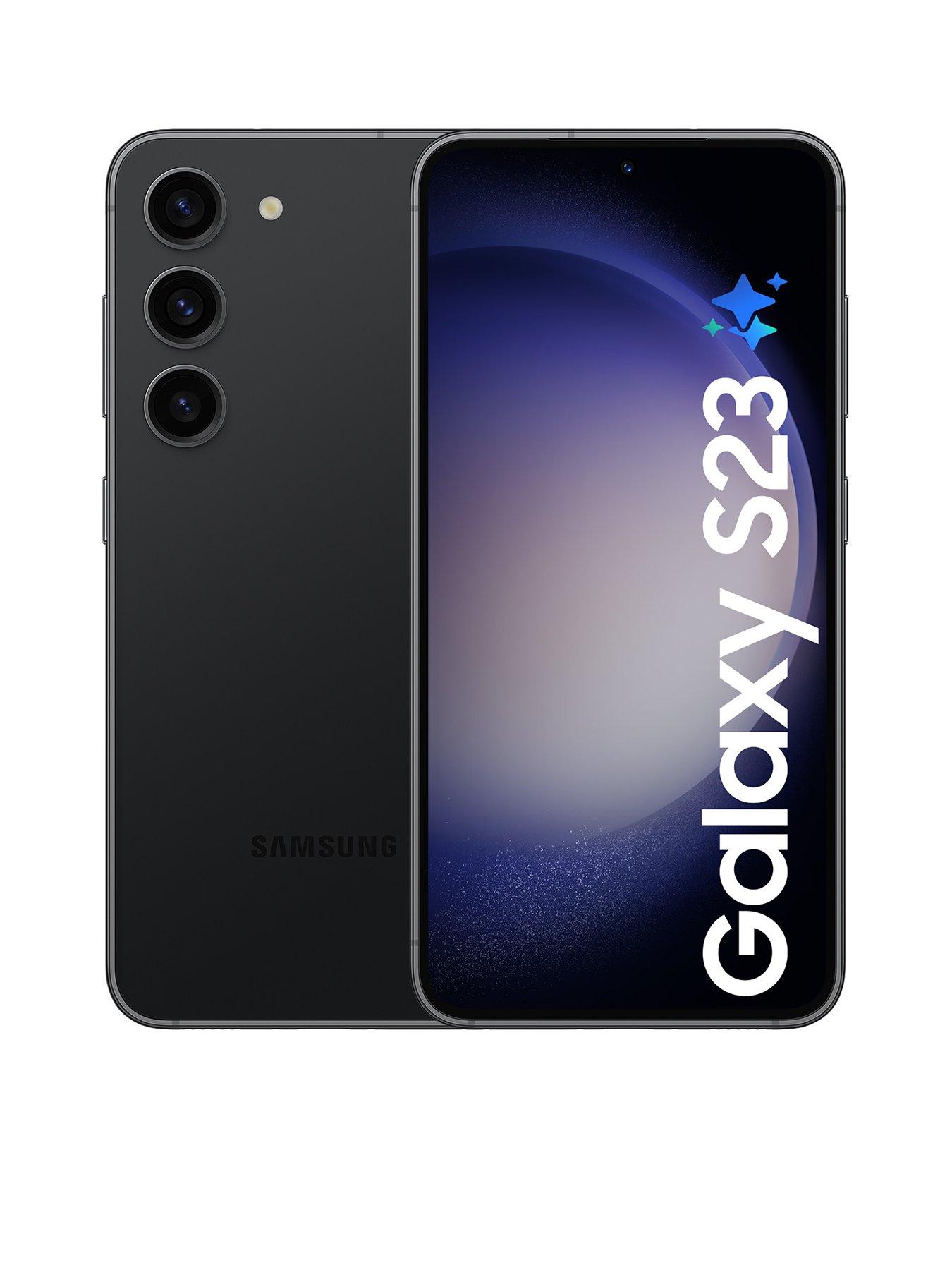 Samsung Galaxy S23 128GB - Phantom Black - Galaxy AI | very.co.uk