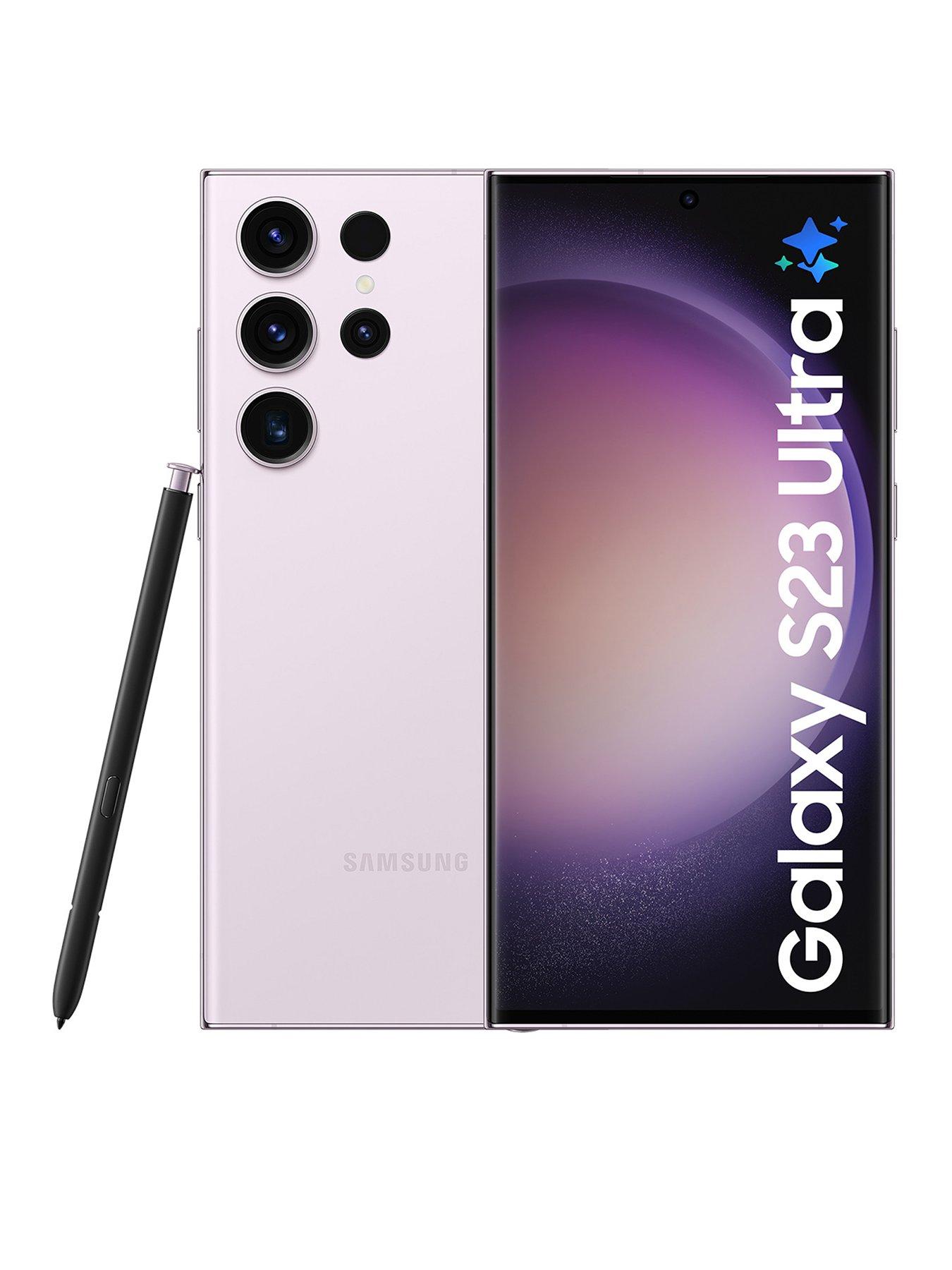 Samsung Galaxy S23 Ultra 512GB - Lavender - Galaxy AI | very.co.uk