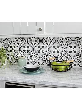 Product photograph of D-c-fix Floral 3d Waterproof Splashback Wallpaper - 67 5cm X 4m from very.co.uk