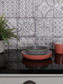 Product photograph of D-c-fix Moroccan Tiles 3d Waterproof Splashback Wallpaper - 67 5cm X 4m from very.co.uk