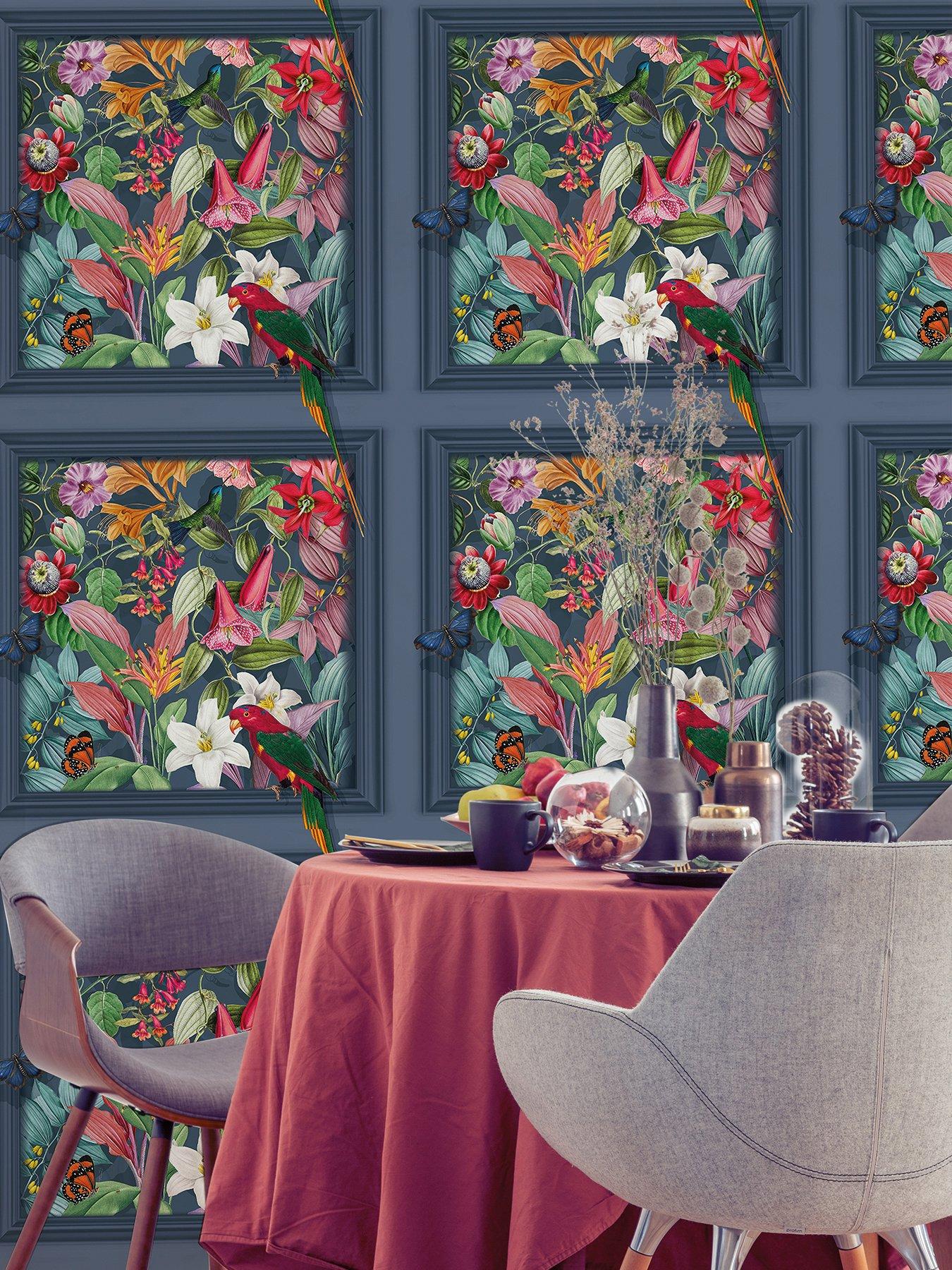 undefined Tropical Paradise Panel Wallpaper