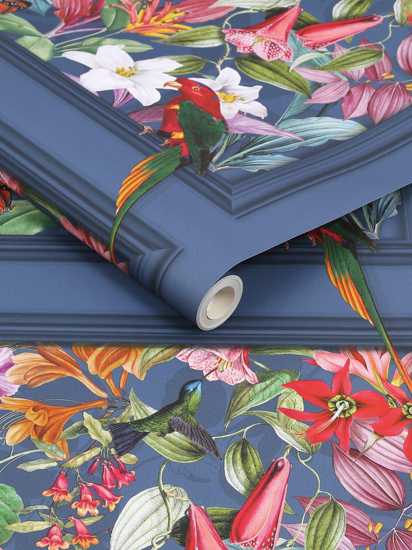 Image 2 of 4 of Fresco Tropical Paradise Panel Wallpaper