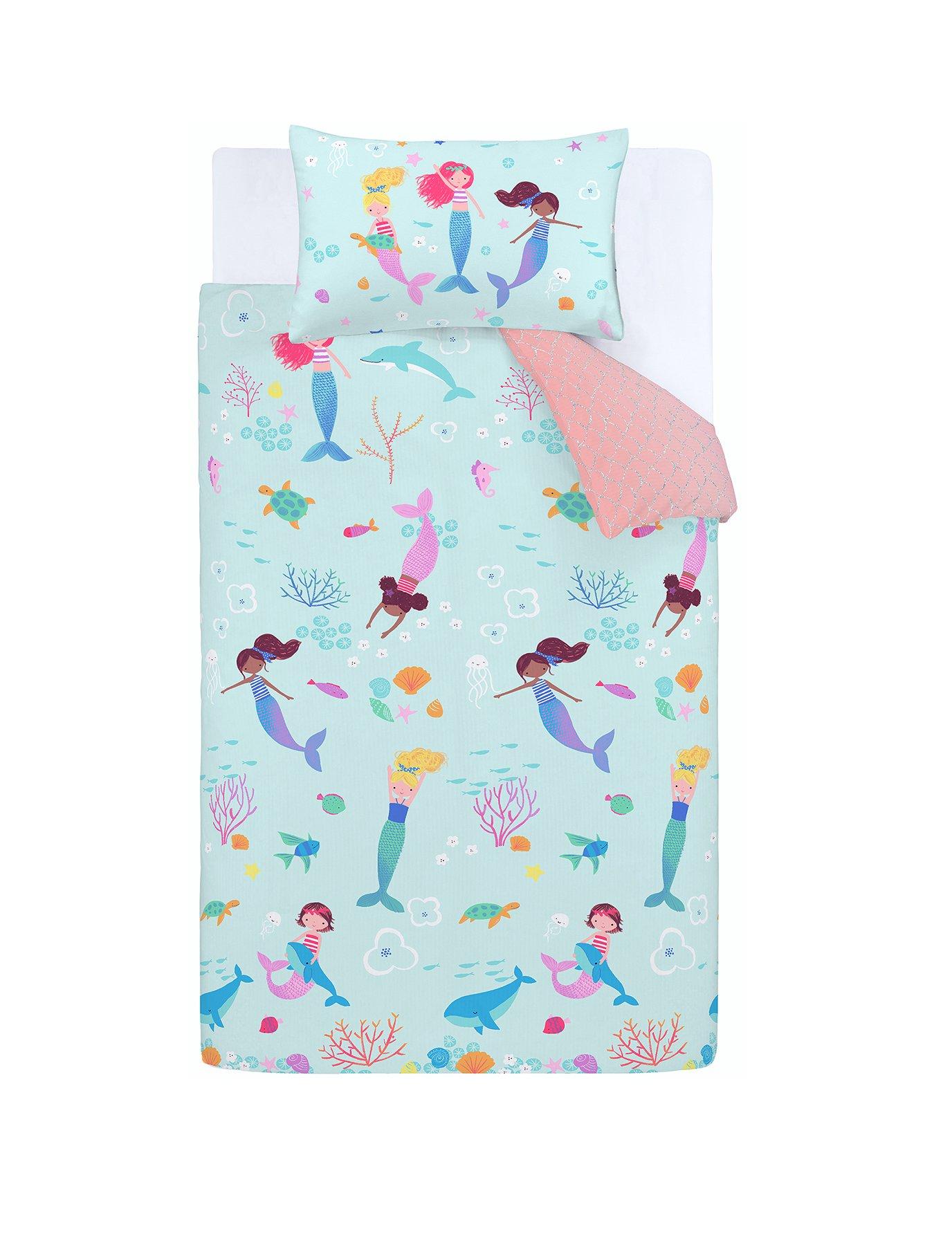 Mermaid single duvet set best sale