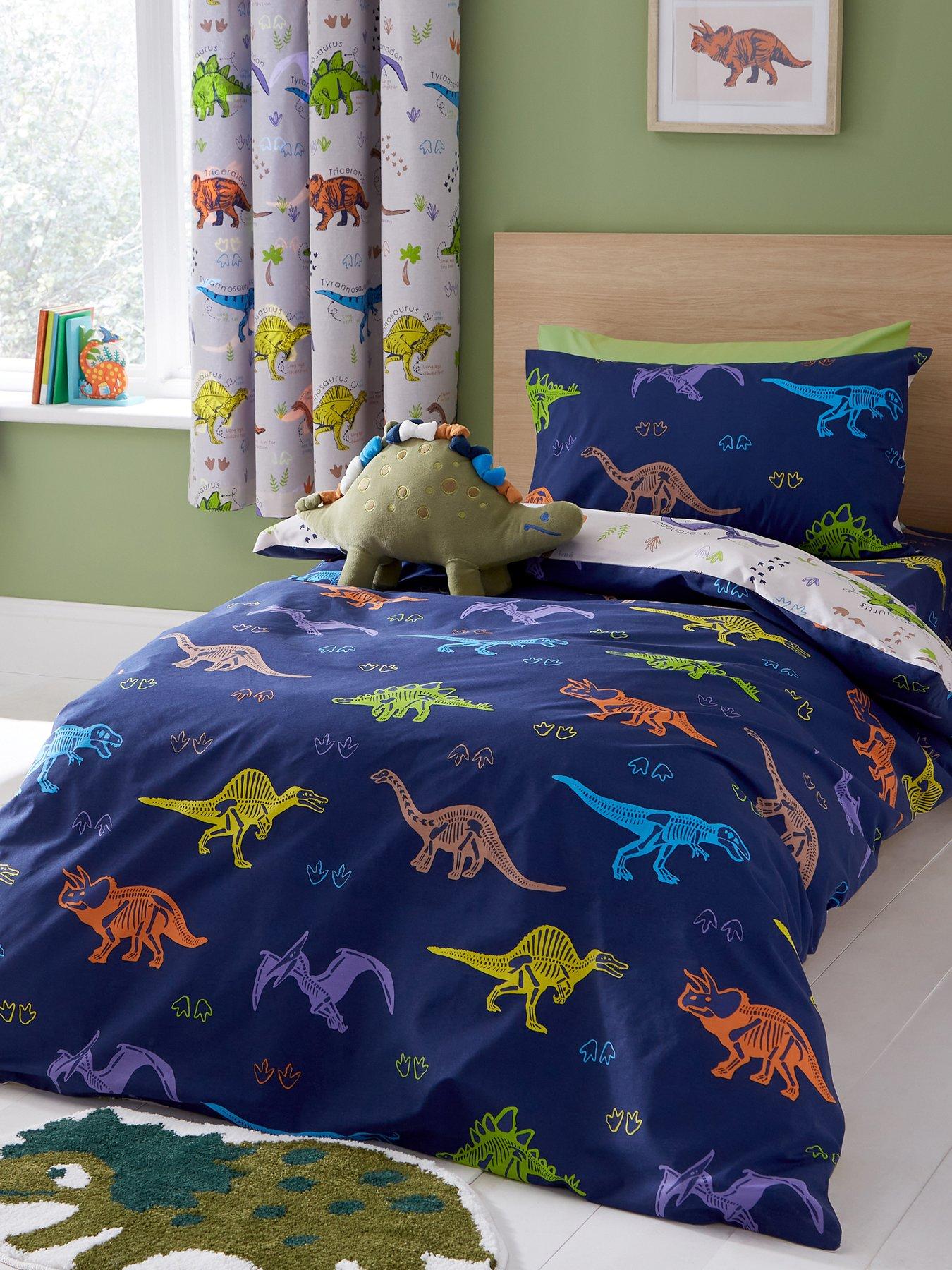 Image 3 of 6 of Catherine Lansfield Prehistoric Dinosaurs Natural Duvet Cover Set