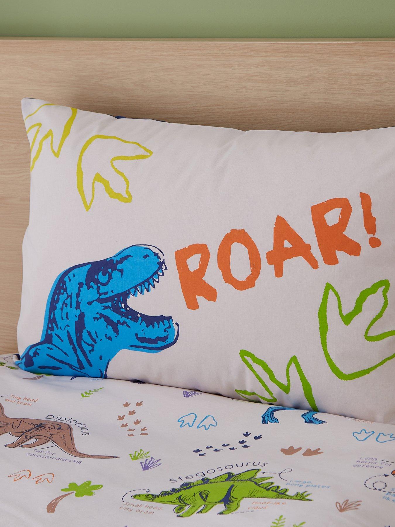 Dinosaurs duvet cover set clearance