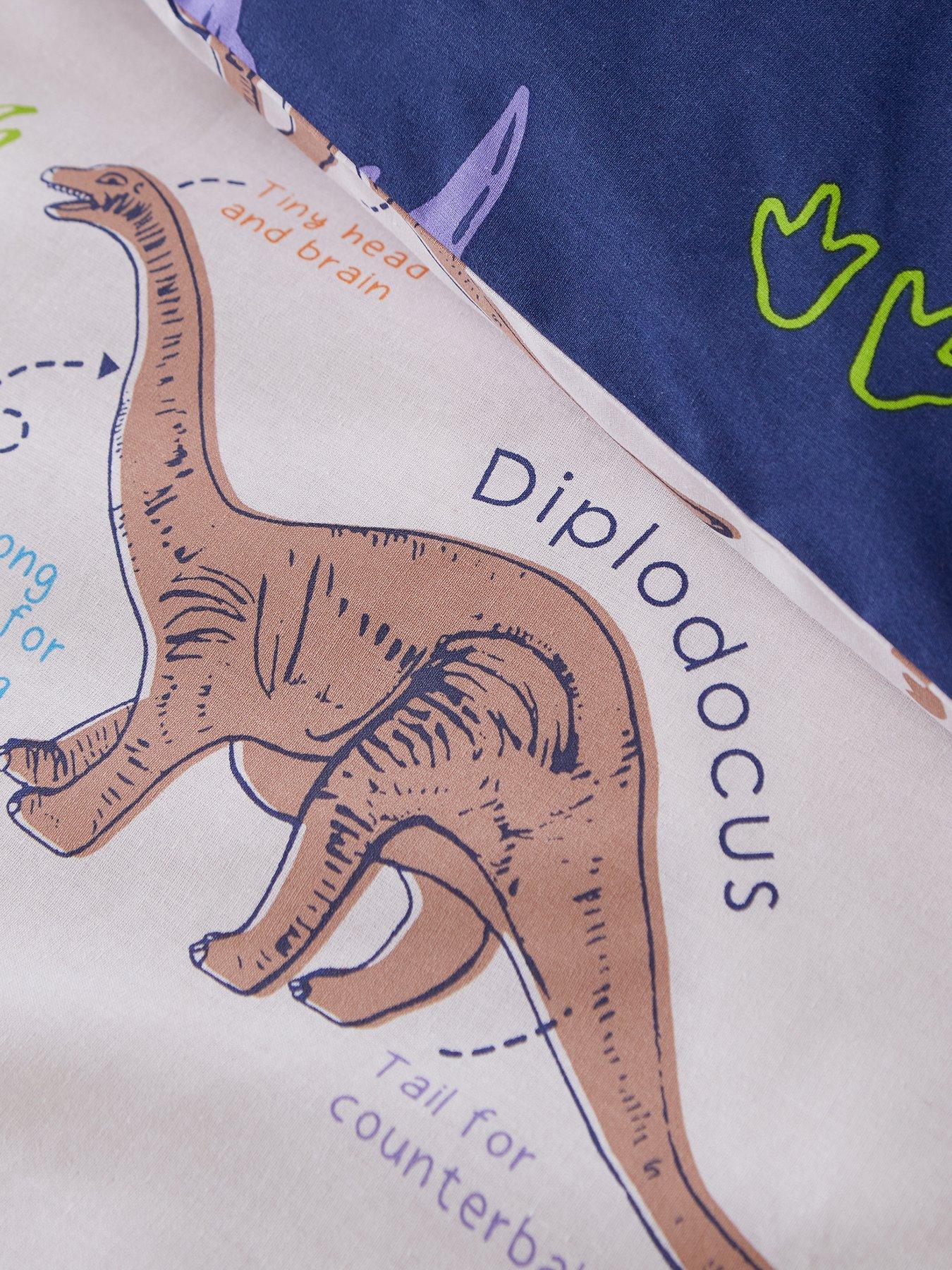 Image 5 of 6 of Catherine Lansfield Prehistoric Dinosaurs Natural Duvet Cover Set