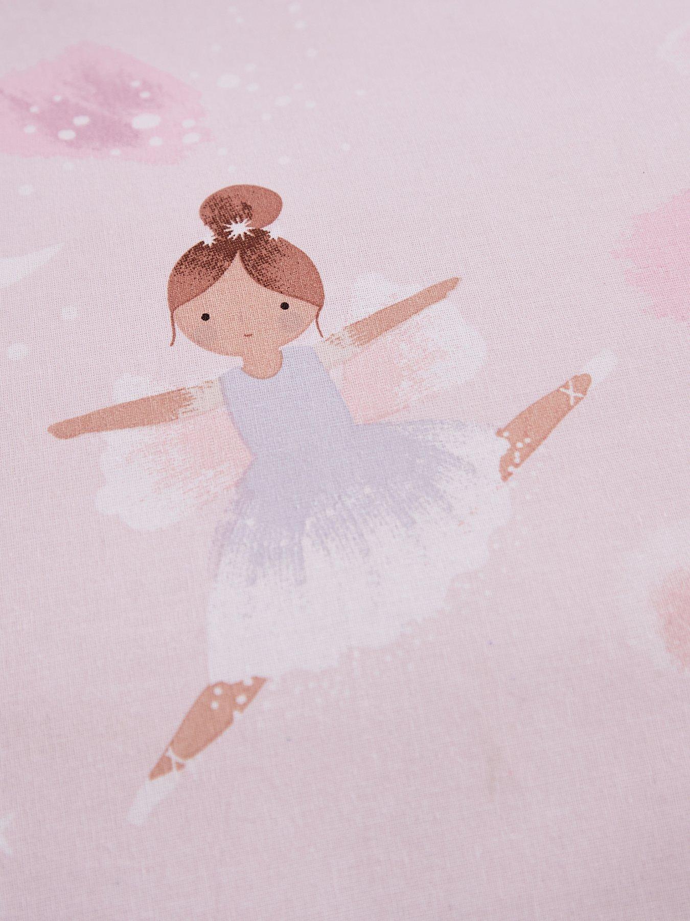 Image 4 of 5 of Catherine Lansfield Dancing Fairies Reversible Eyelet Curtains W168xD183cm(W66xD72inches)