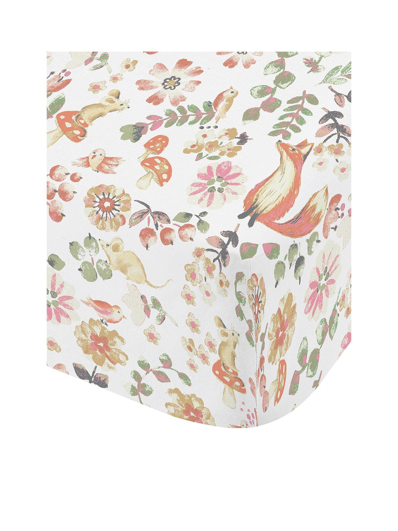 Image 2 of 3 of Catherine Lansfield Enchanted Butterfly Fitted Sheet - Pink