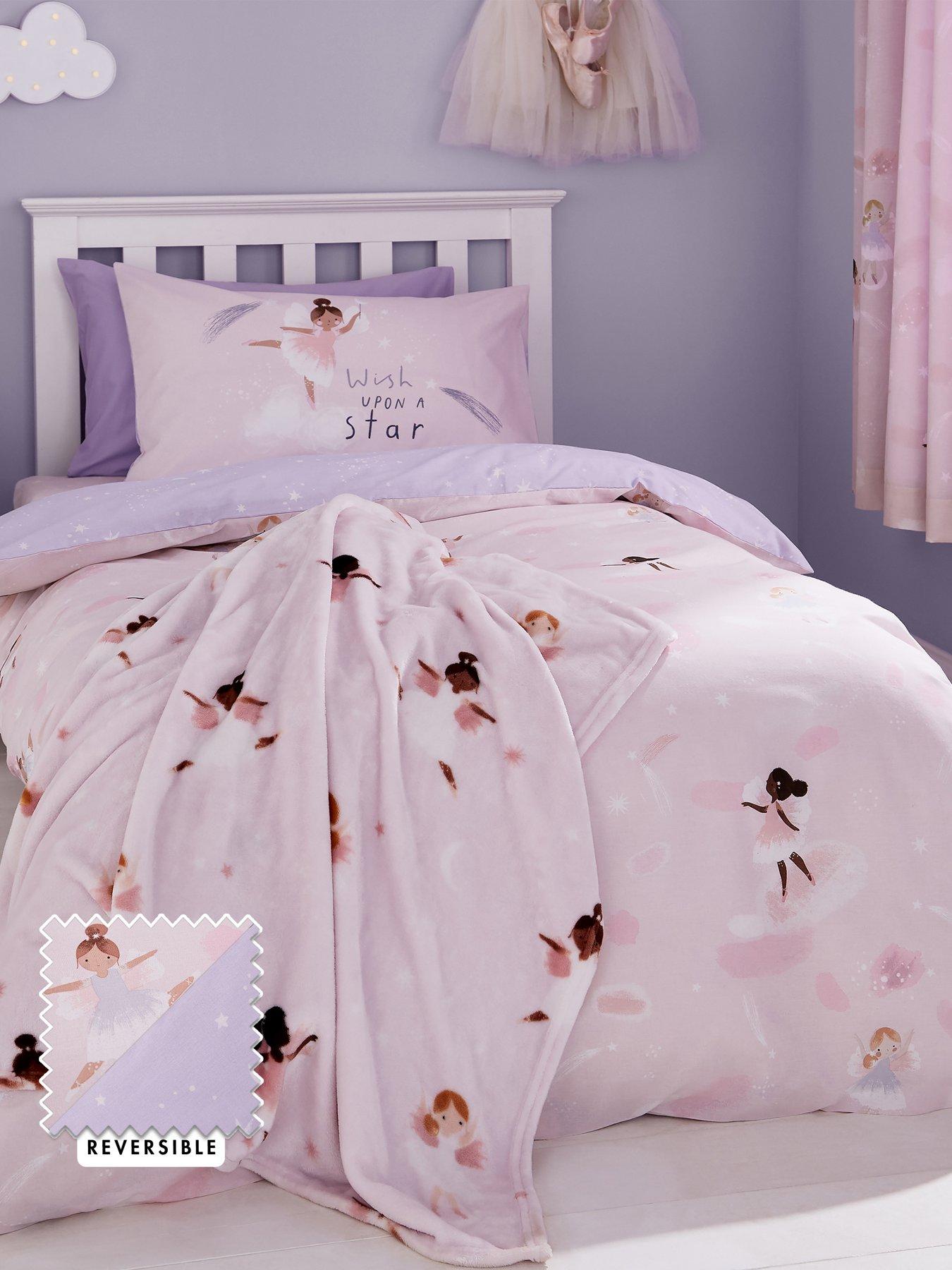 Catherine Lansfield Dancing Fairies Duvet Cover Set - Pink