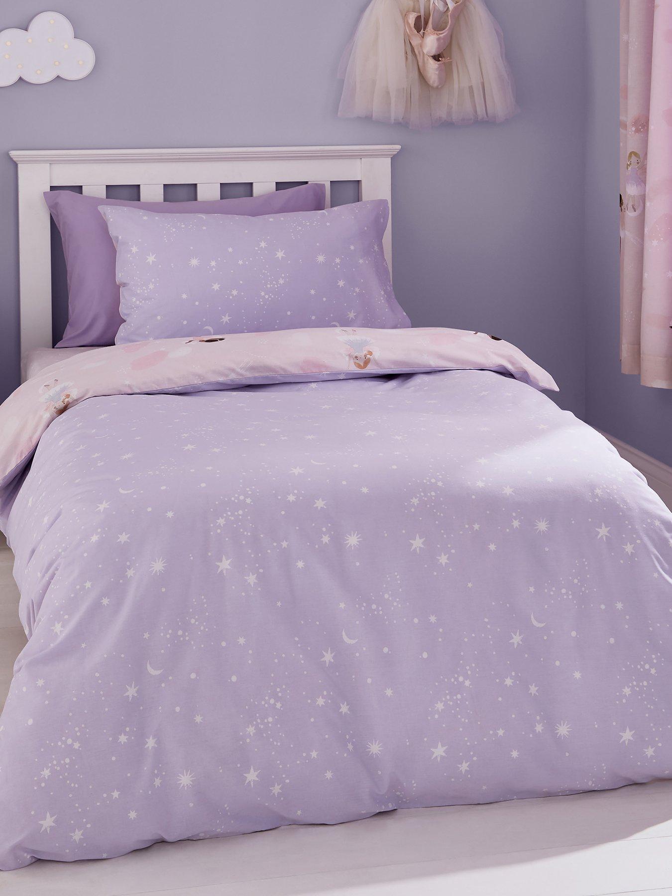 Dancing Fairies Duvet Cover Set Pink