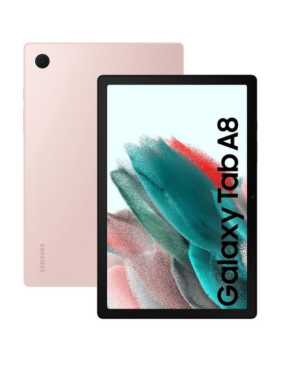 front image of samsung-galaxy-tab-a8-105-32gb-wifi-pink-gold