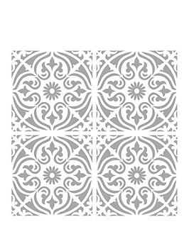 Product photograph of D-c-fix Henley Reusable Tile Stencil - 30 X 30 Cm from very.co.uk