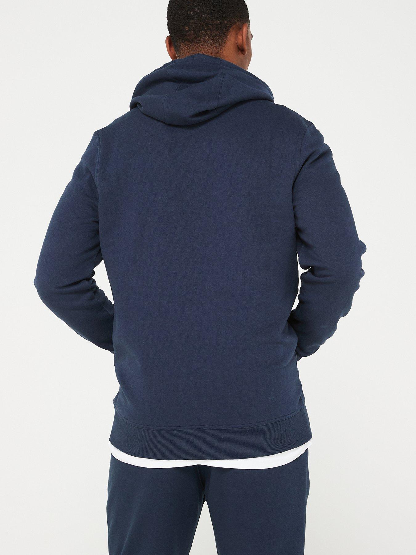 Image 2 of 6 of Very Man Essential Overhead Hoody - Navy