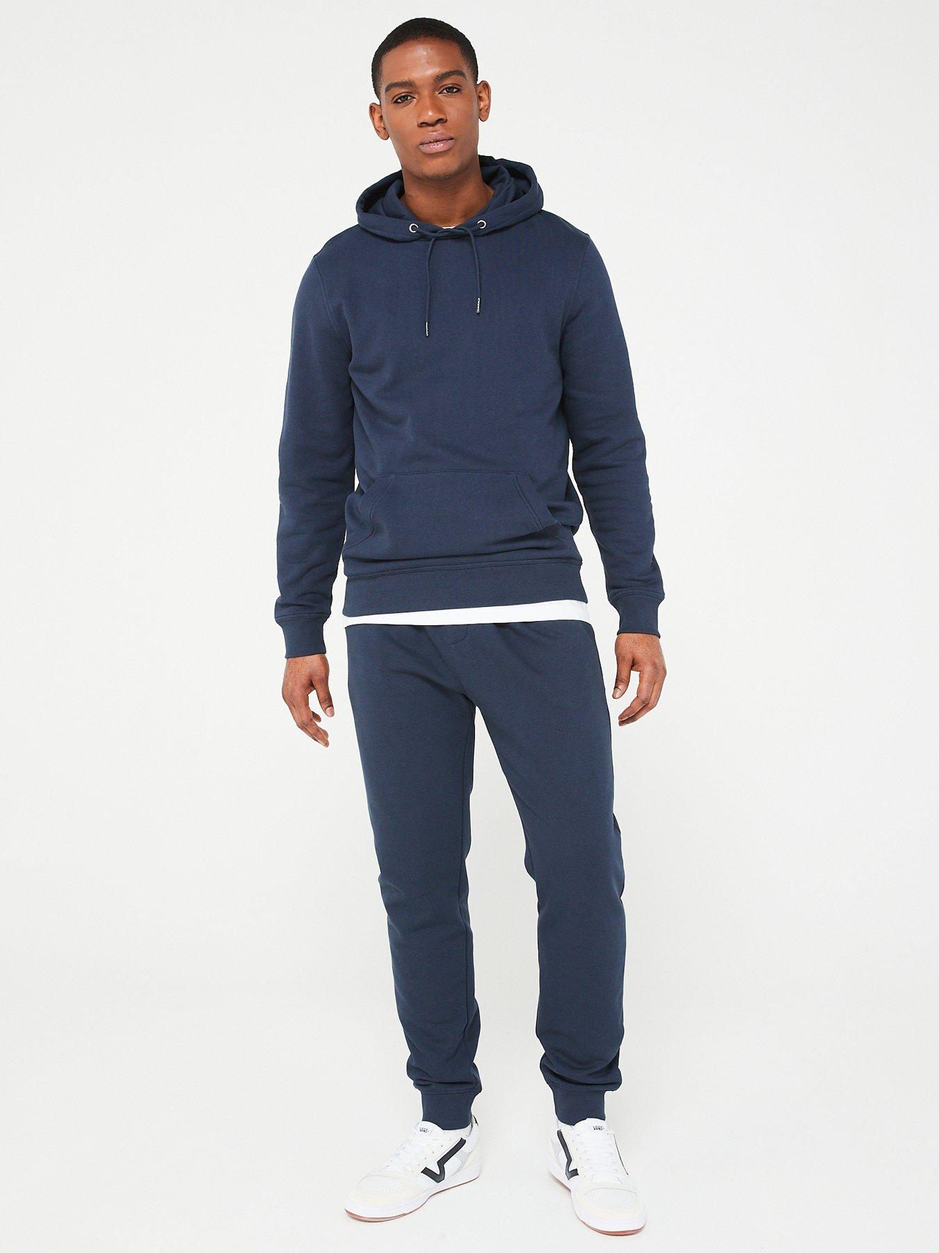 Image 3 of 6 of Very Man Essential Overhead Hoody - Navy