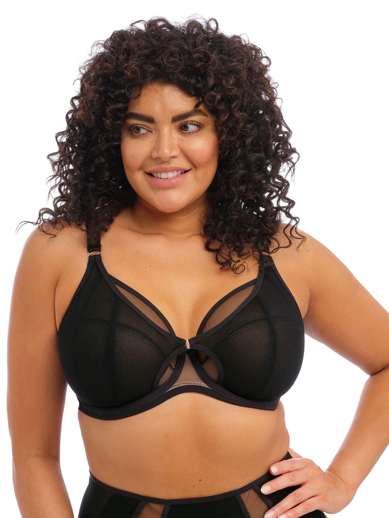undefined Kintai Underwired Plunge Bra - Black