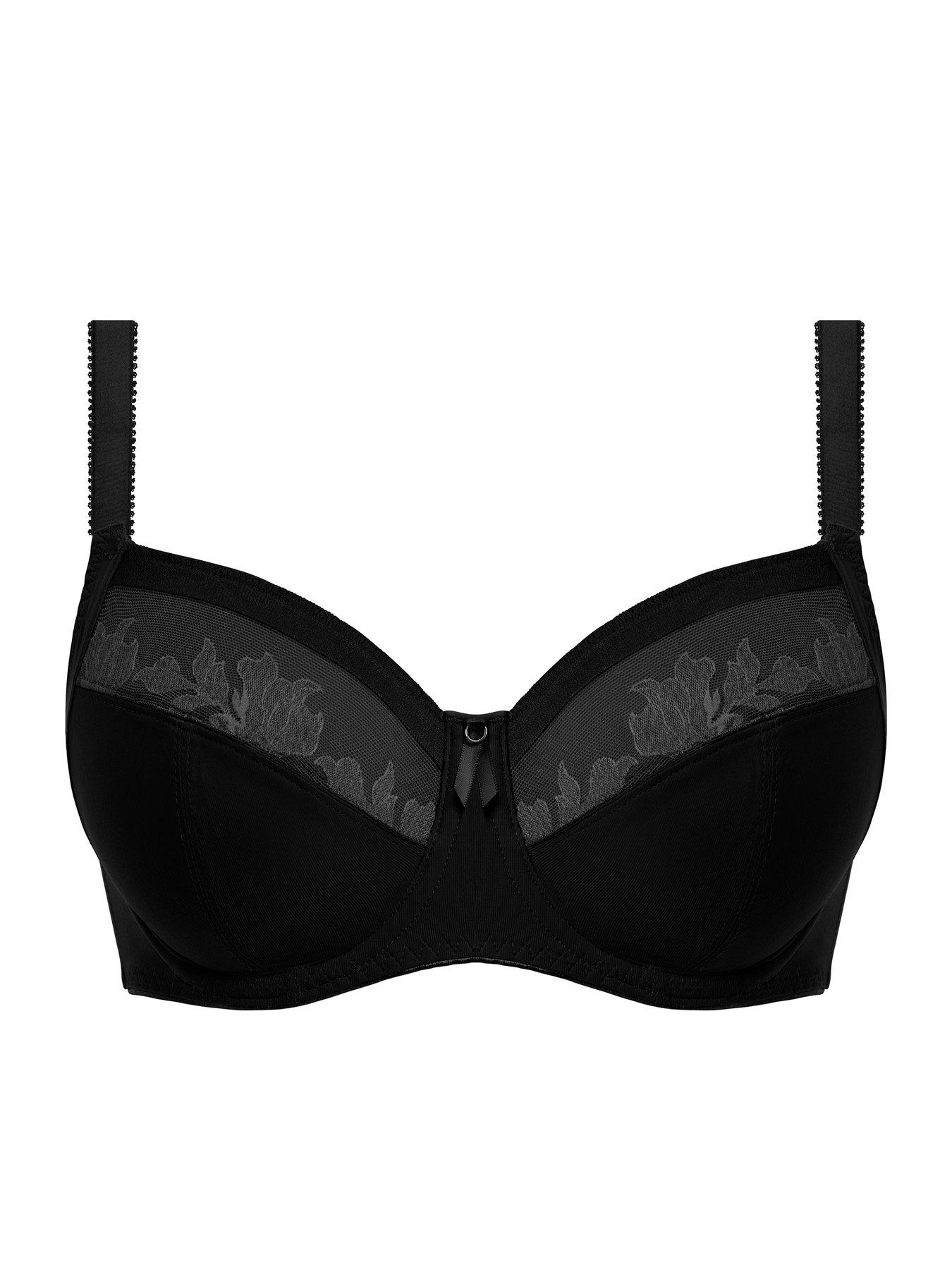 Image 4 of 4 of Fantasie Illusion Underwired Side Support Bra - Black