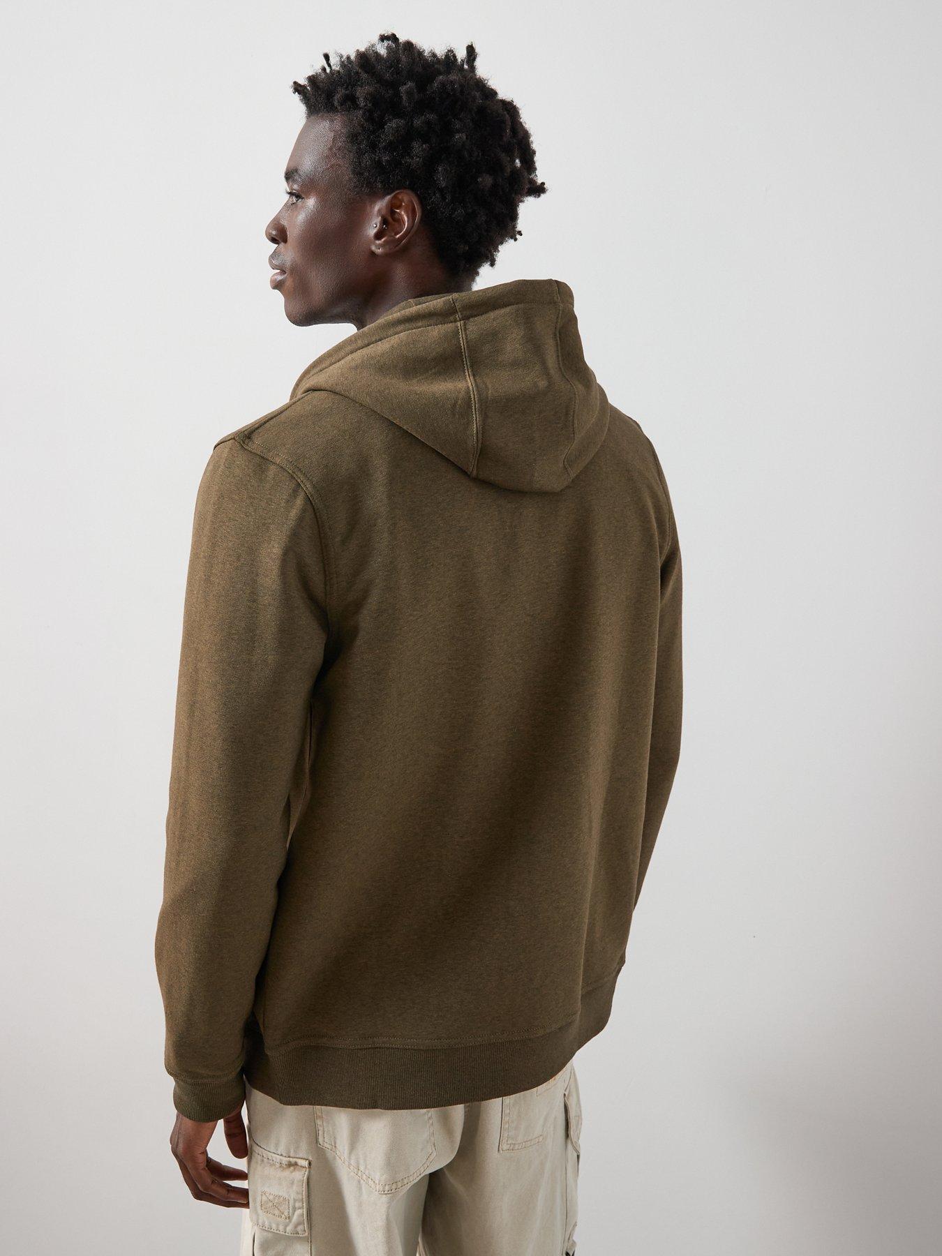 The Very Collection Cotton Blend Essential Zip Through Hoodie