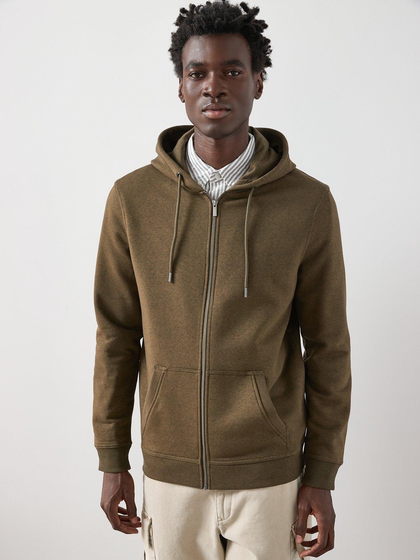The Very Collection Cotton Blend Essential Zip Through Hoodie