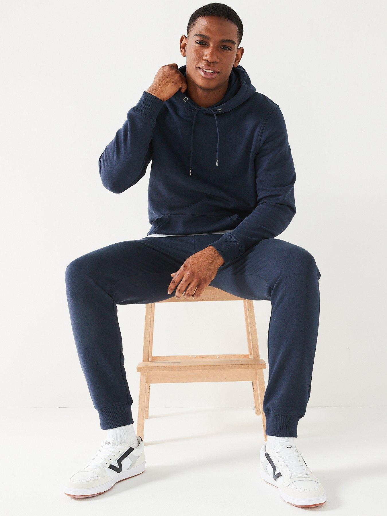 Image 4 of 6 of Very Man Essential Regular Fit Joggers - Navy