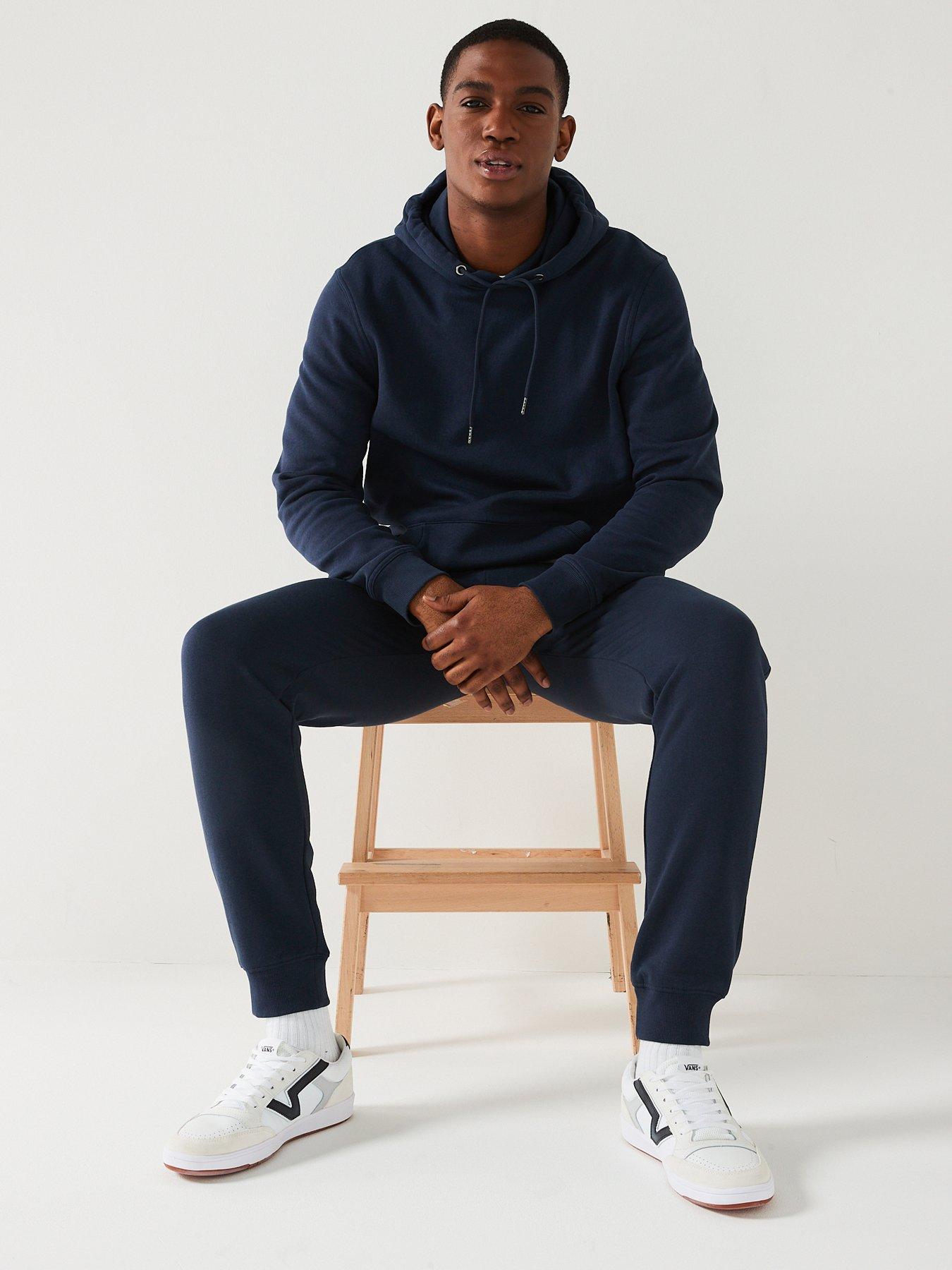 Image 6 of 6 of Very Man Essential Regular Fit Joggers - Navy