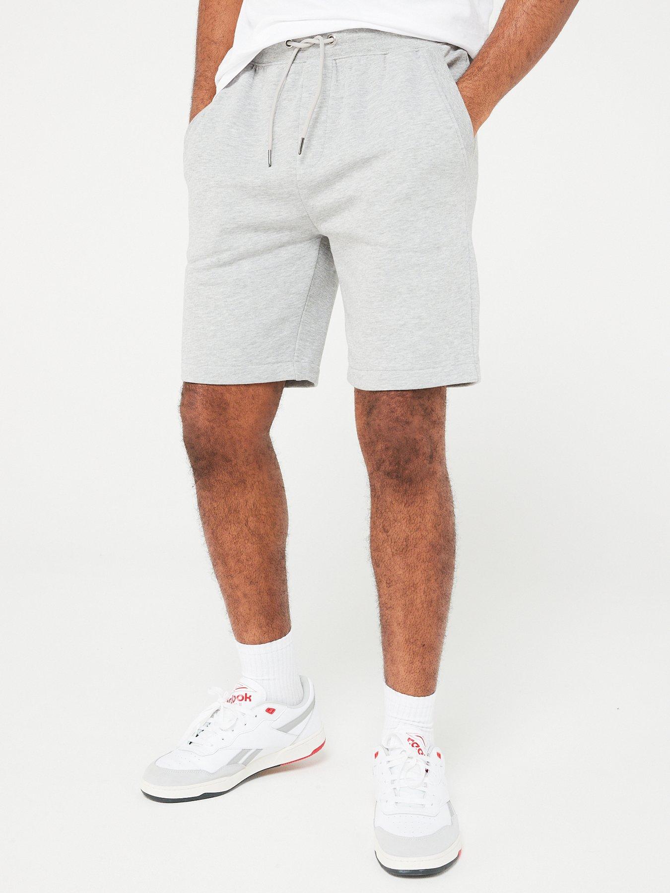 Buy Mens Textured Waffle Shorts Charcoal Grey