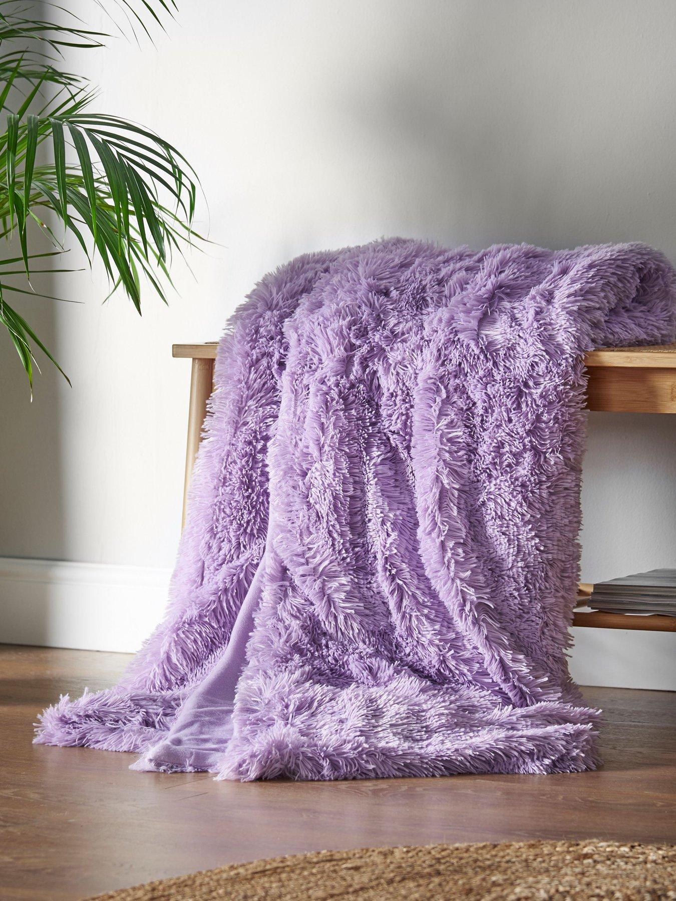 Purple throws and cushions hotsell