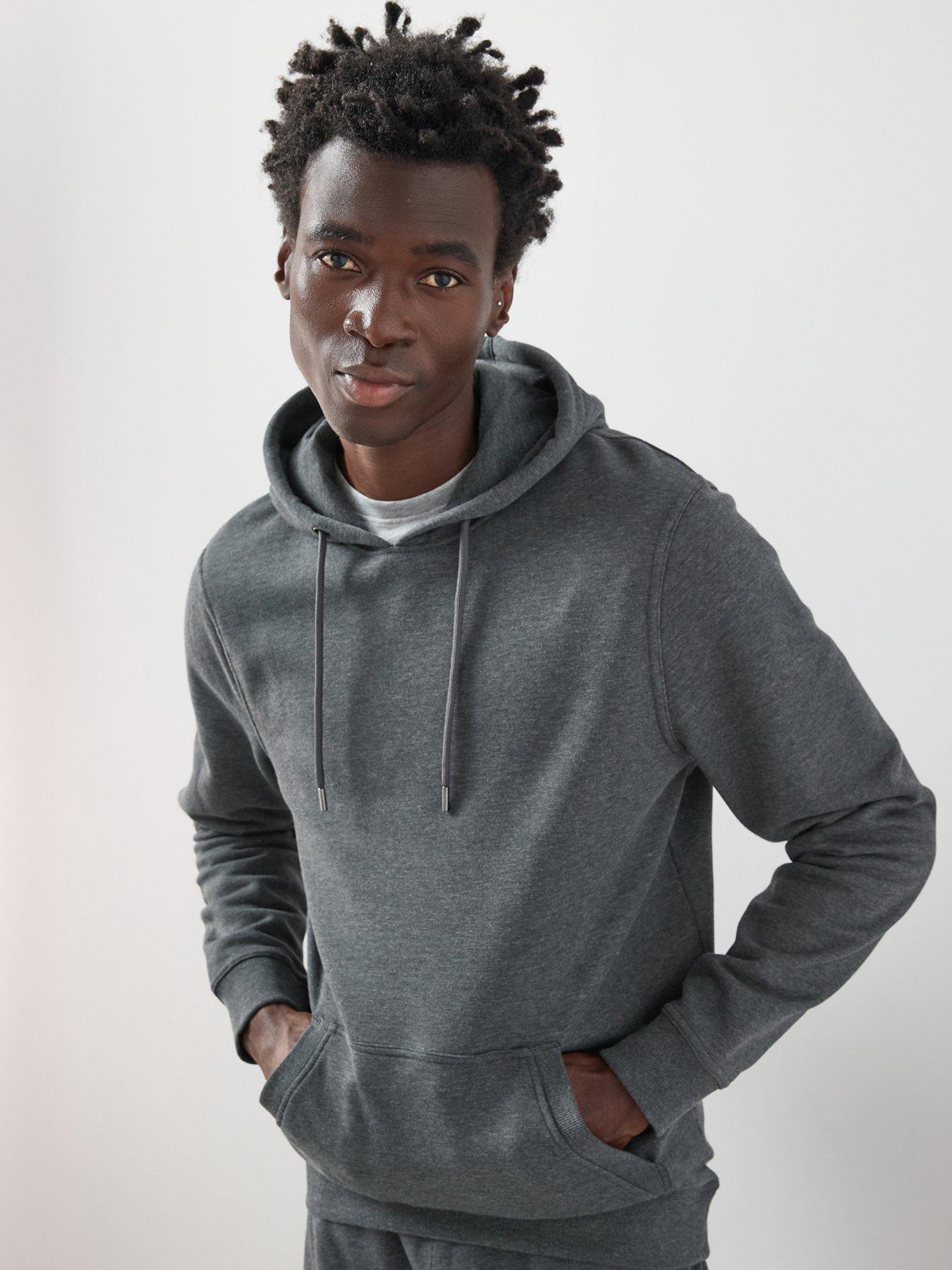 The Very Collection Cotton Blend Overhead Hoody - Charcoal