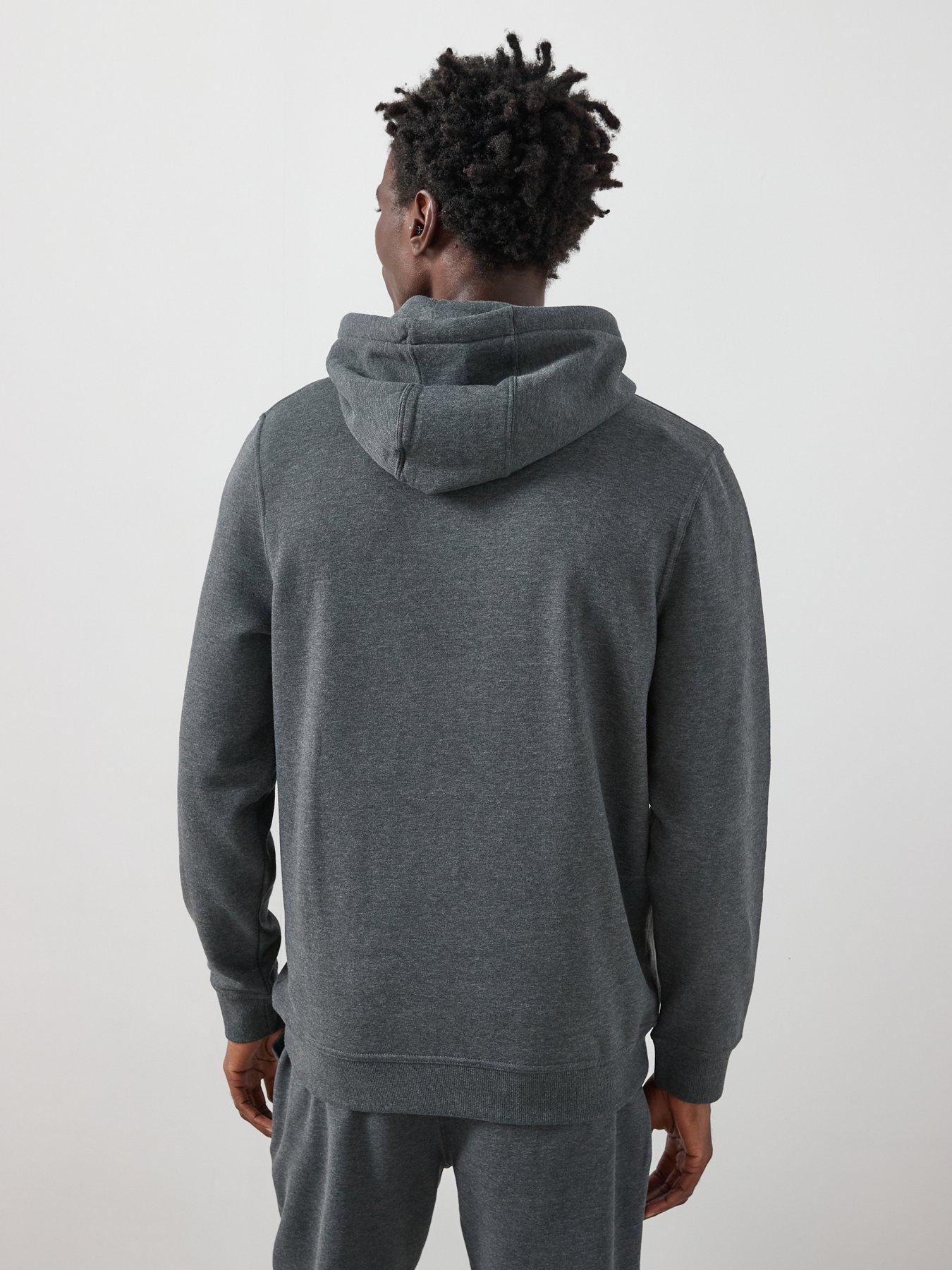 Image 2 of 6 of The Very Collection Cotton Blend Overhead Hoody - Charcoal
