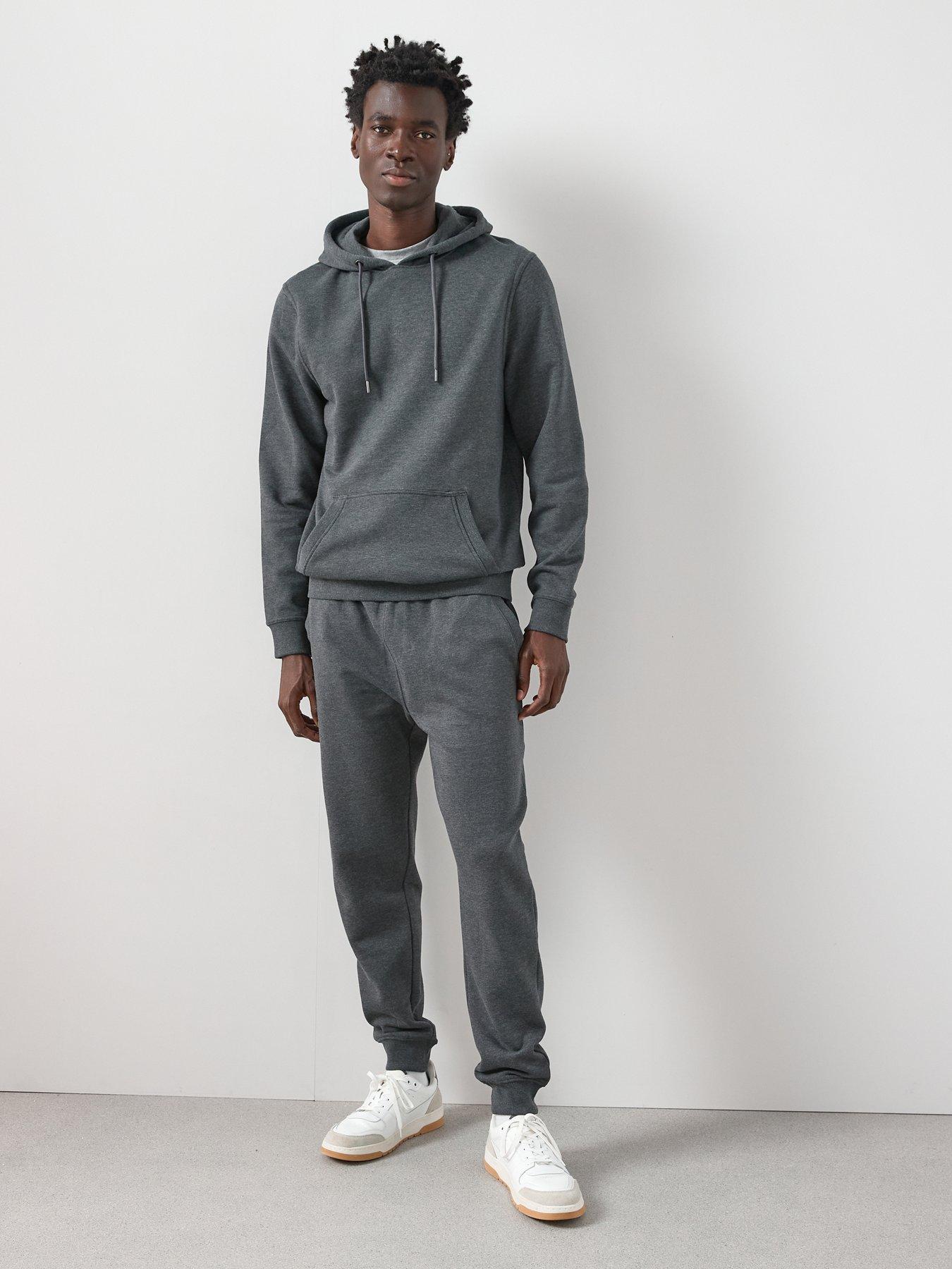 Image 3 of 6 of The Very Collection Cotton Blend Overhead Hoody - Charcoal