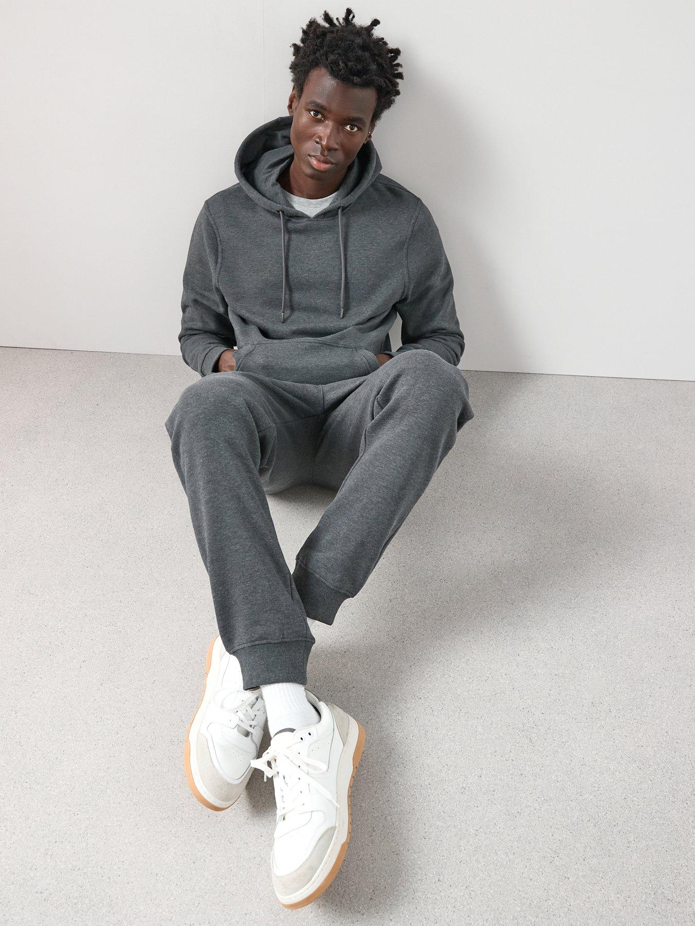 Image 6 of 6 of The Very Collection Cotton Blend Overhead Hoody - Charcoal