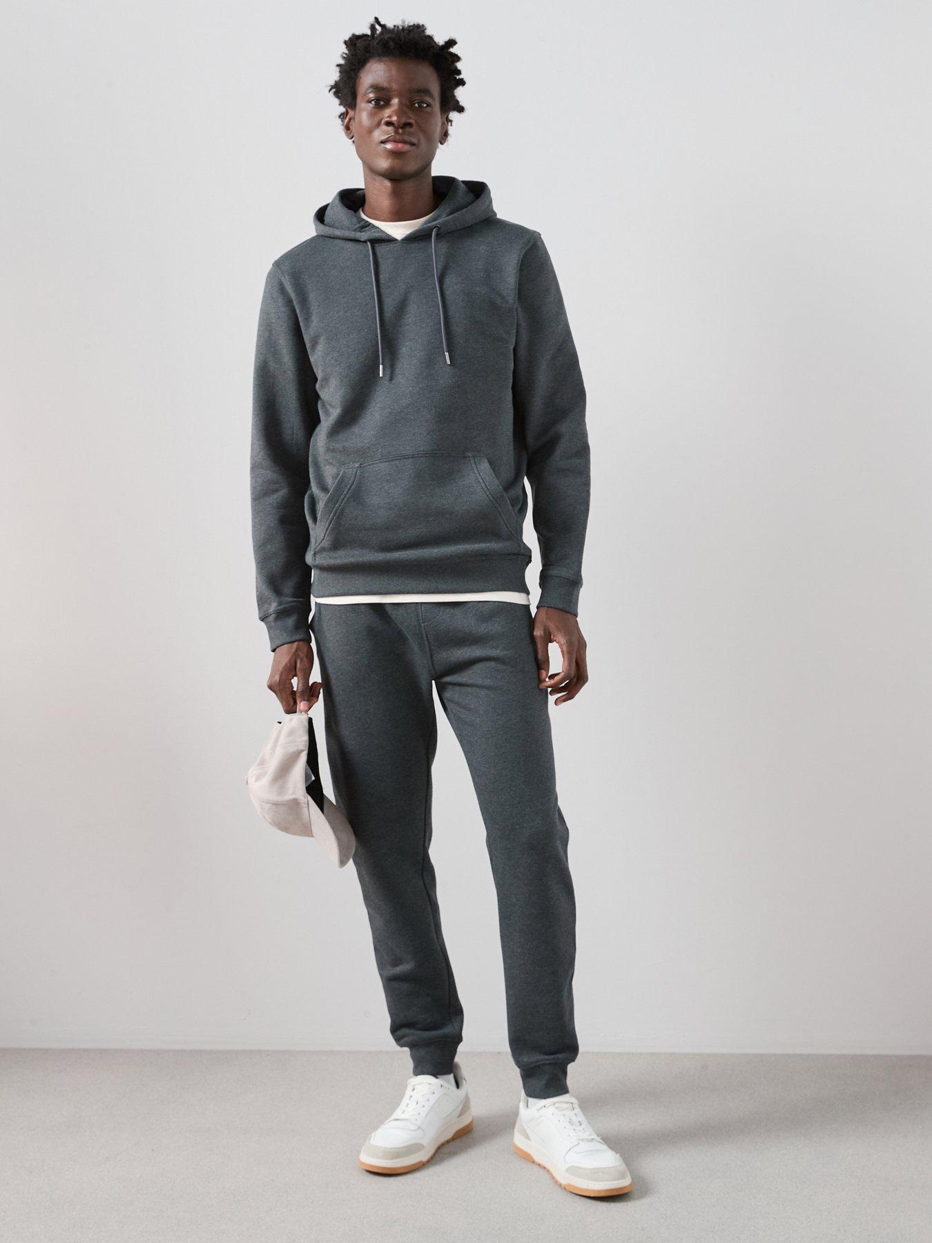 Very Man Overhead Hoody Tracksuit - Charcoal
