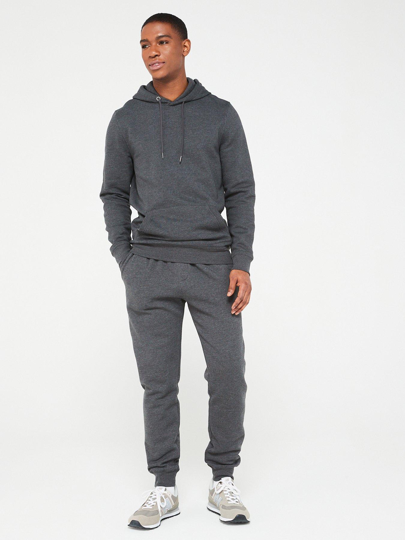 Everyday Overhead Hoody Tracksuit - Charcoal | Very.co.uk