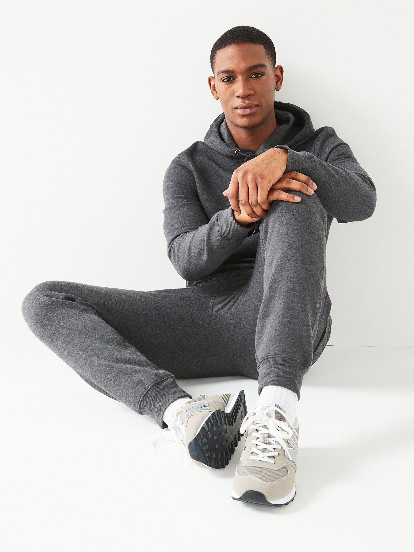 Image 4 of 6 of Very Man Overhead Hoody Tracksuit - Charcoal