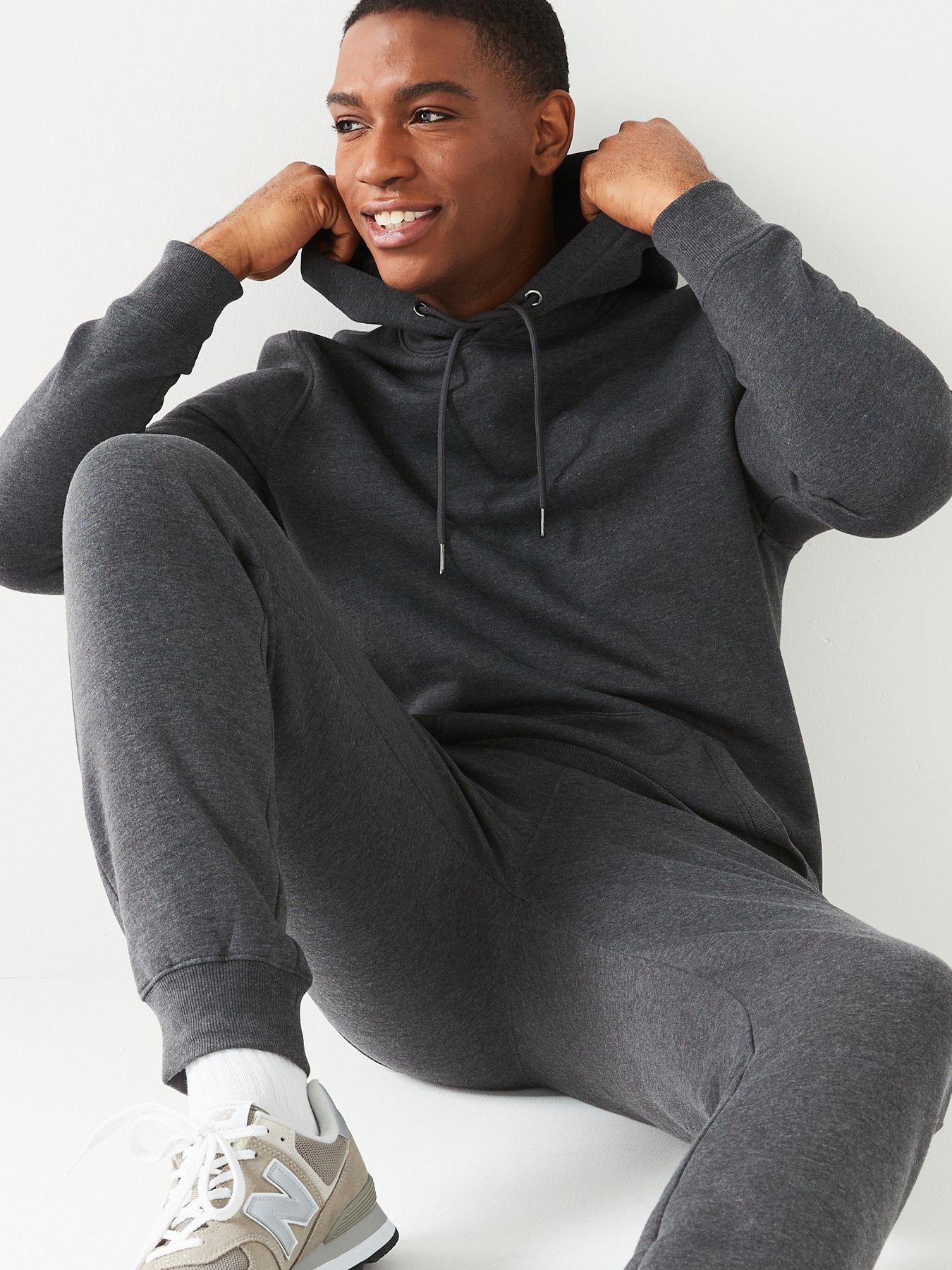 Image 5 of 6 of Very Man Overhead Hoody Tracksuit - Charcoal