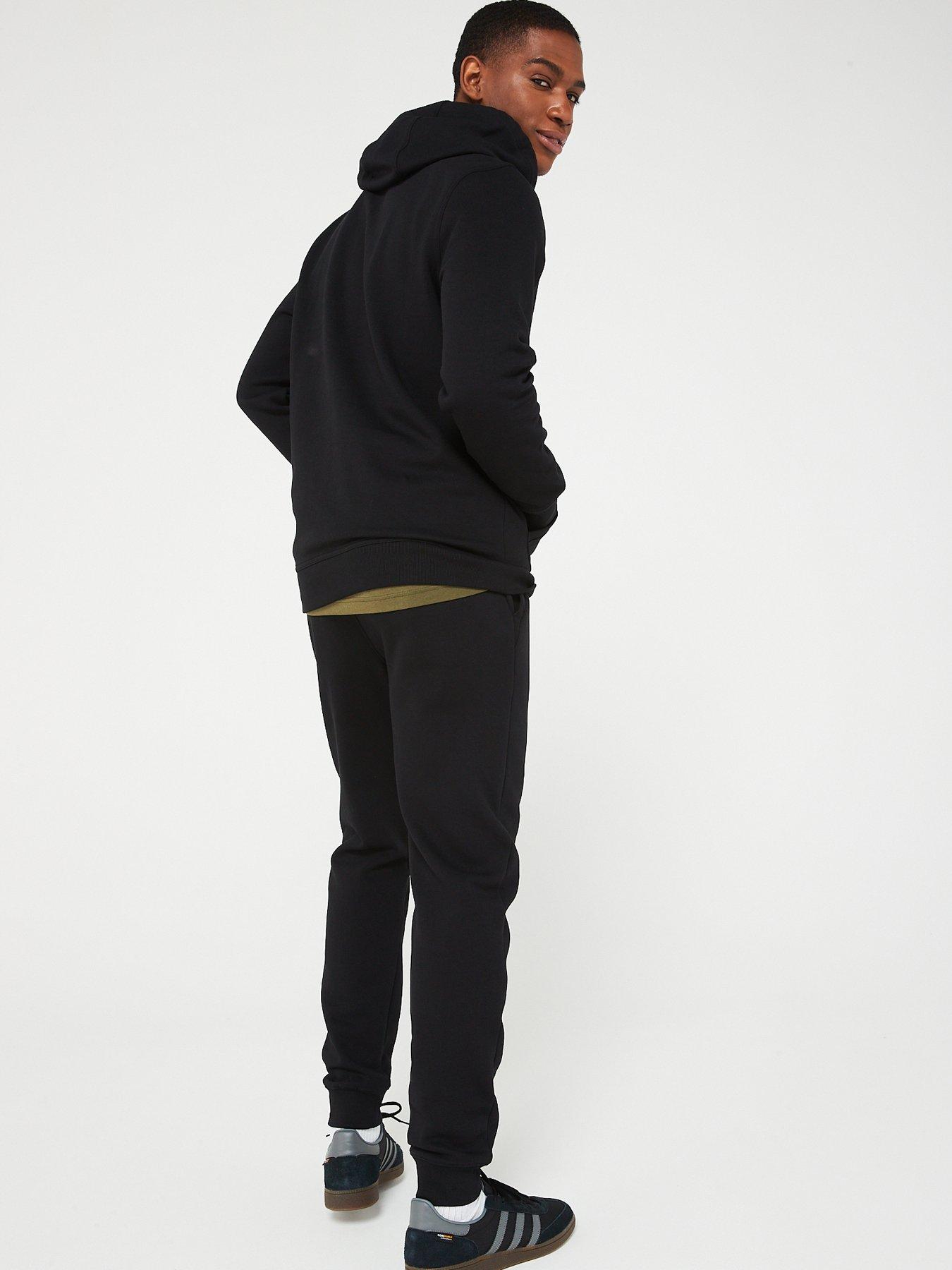 Image 6 of 6 of Very Man Overhead Hoody Tracksuit - Black