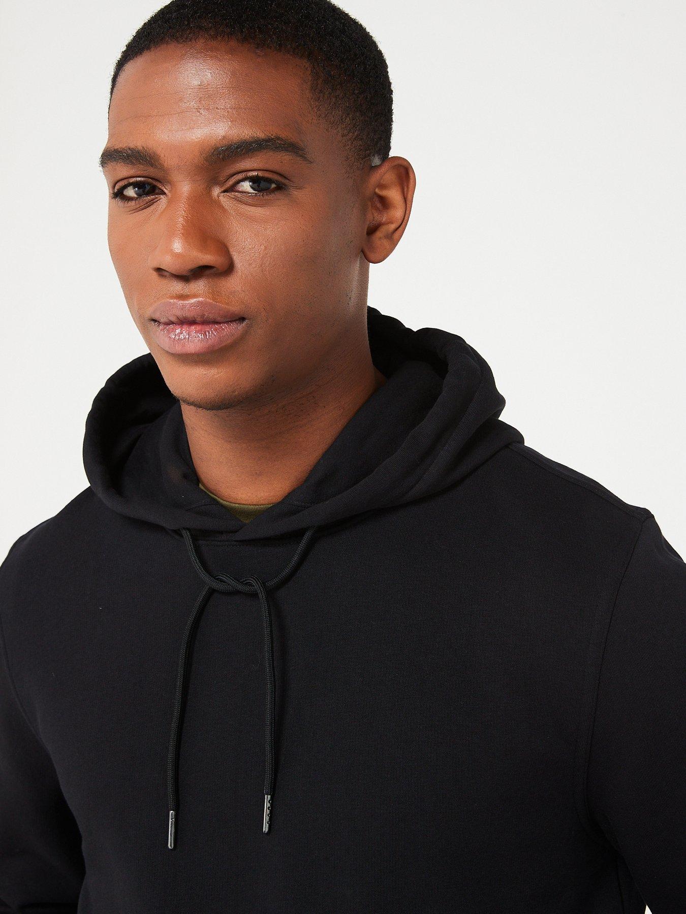Image 4 of 6 of Very Man Essentials Overhead&nbsp;Hoody - Black