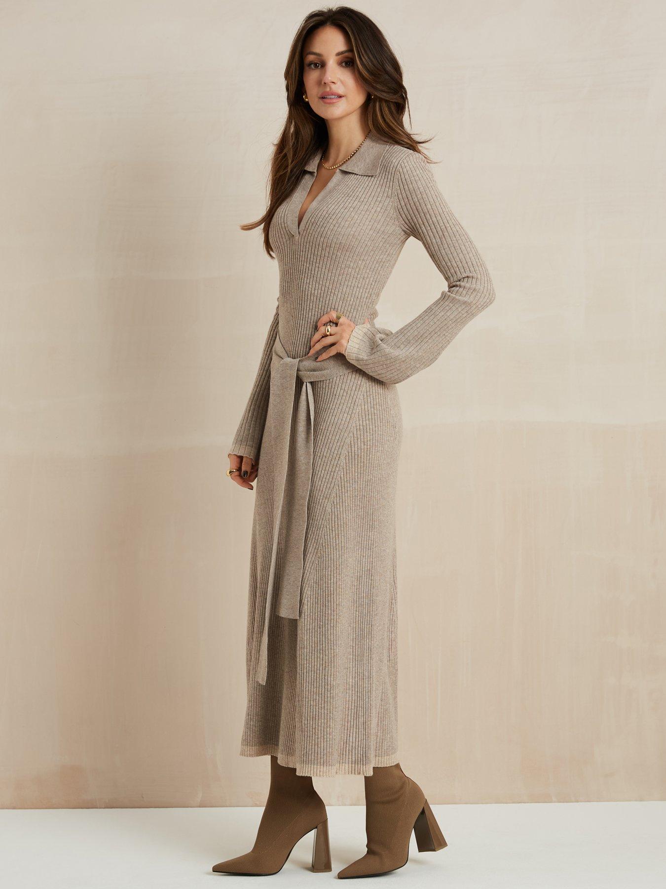 Knitted midi outlet dress uk