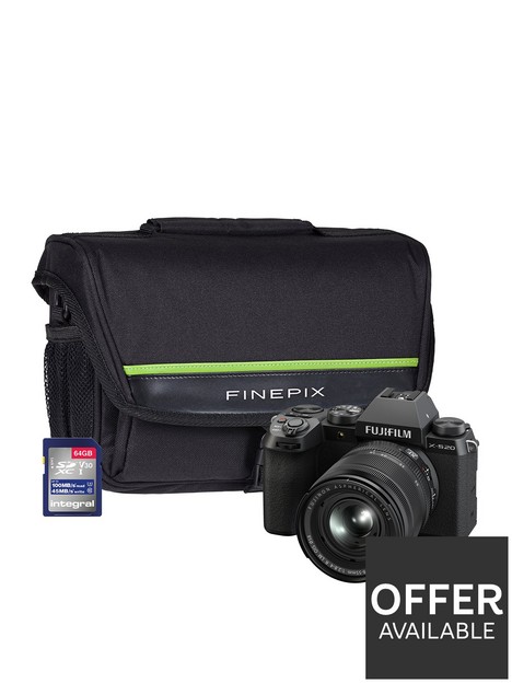 fujifilm-x-s20-mirrorless-digital-camera-kit-inc-xf18-55mm-lens-system-bag-and-64gb-sd-card-black